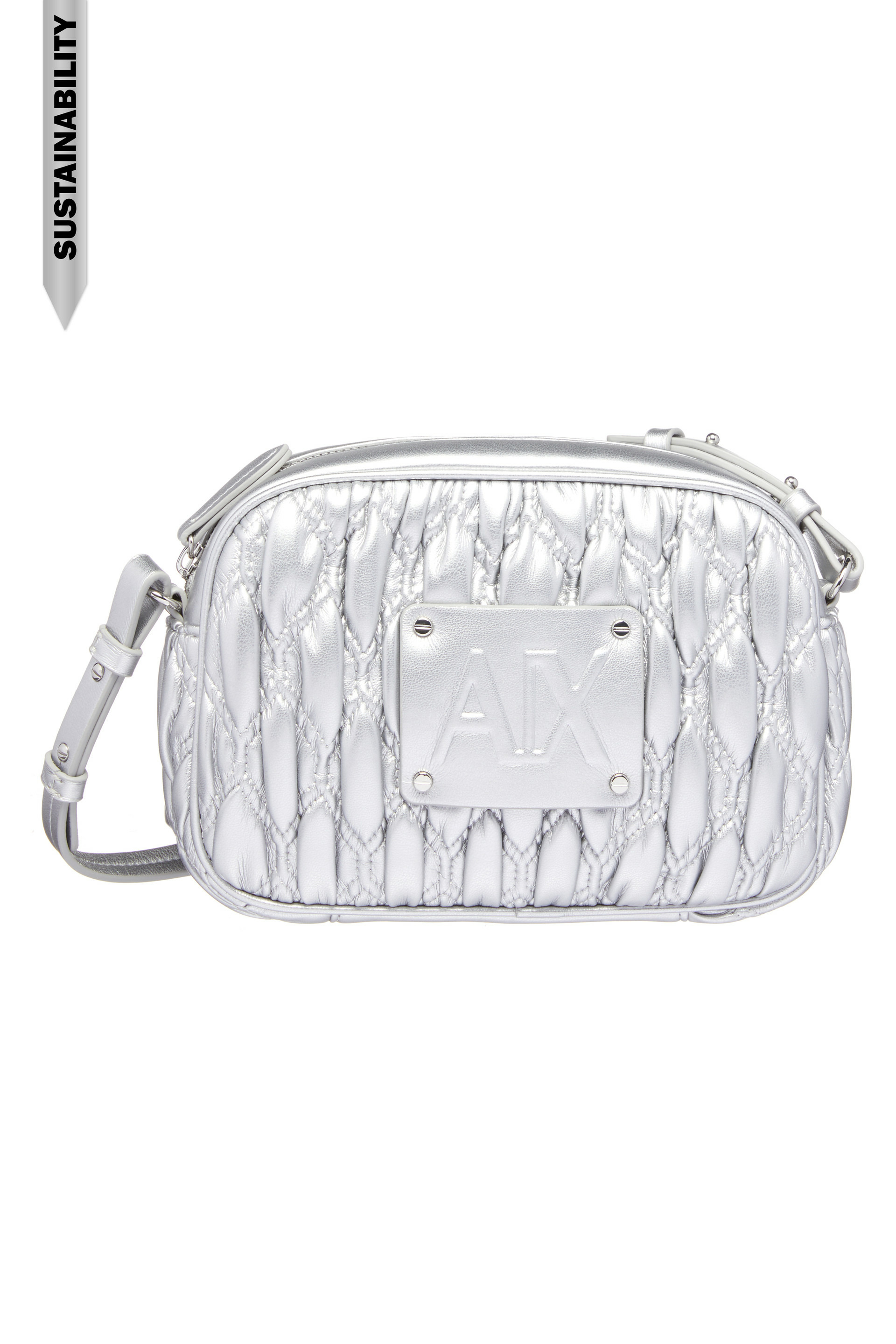 Étui pour appareil photo femme - argent