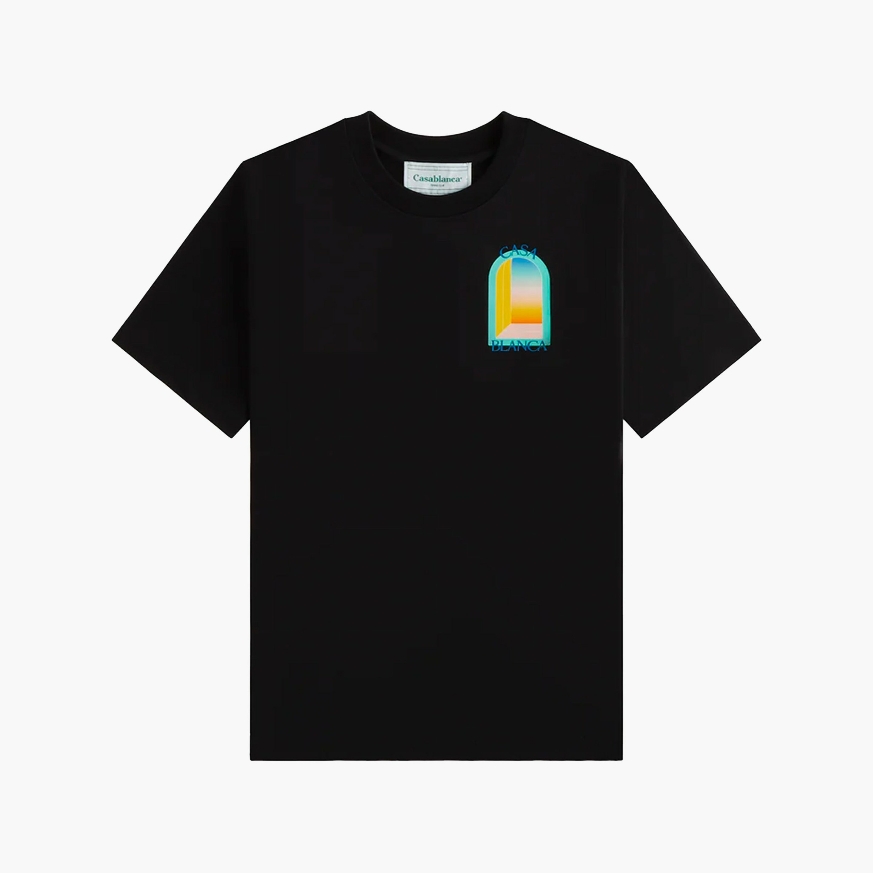 Casablanca T-Shirt L'Arc Coloré Noir