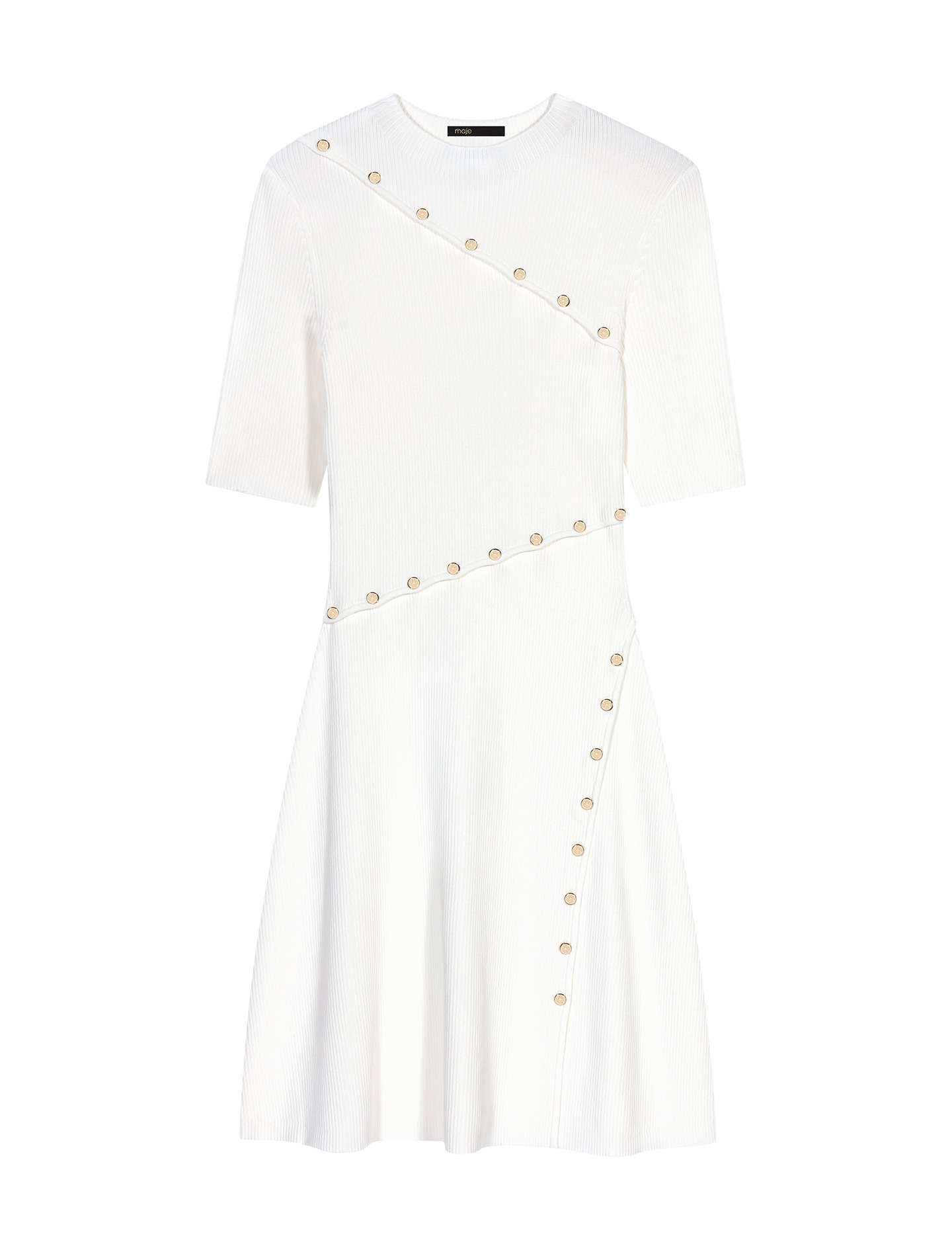 Robe courte en maille