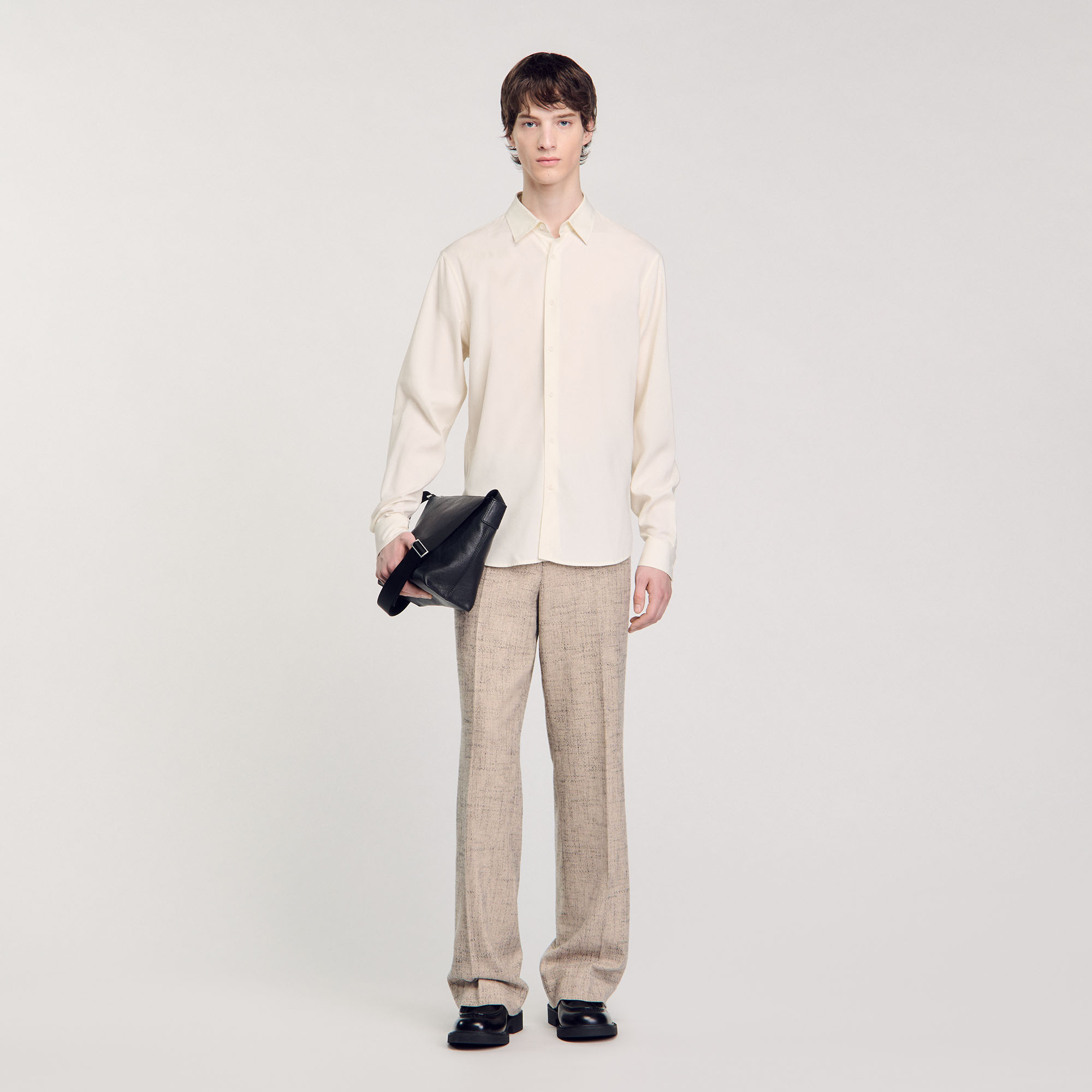 Chemise fluide à manches longues
