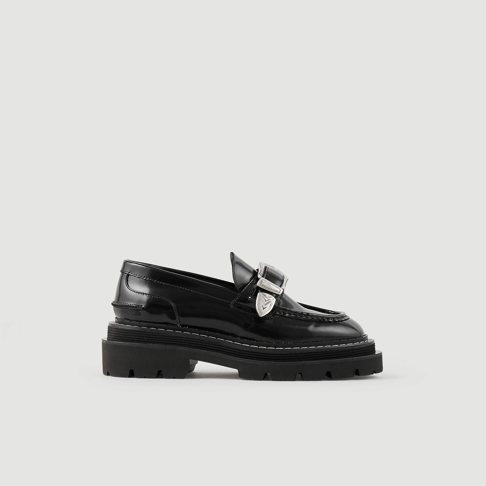 Mocassins en cuir