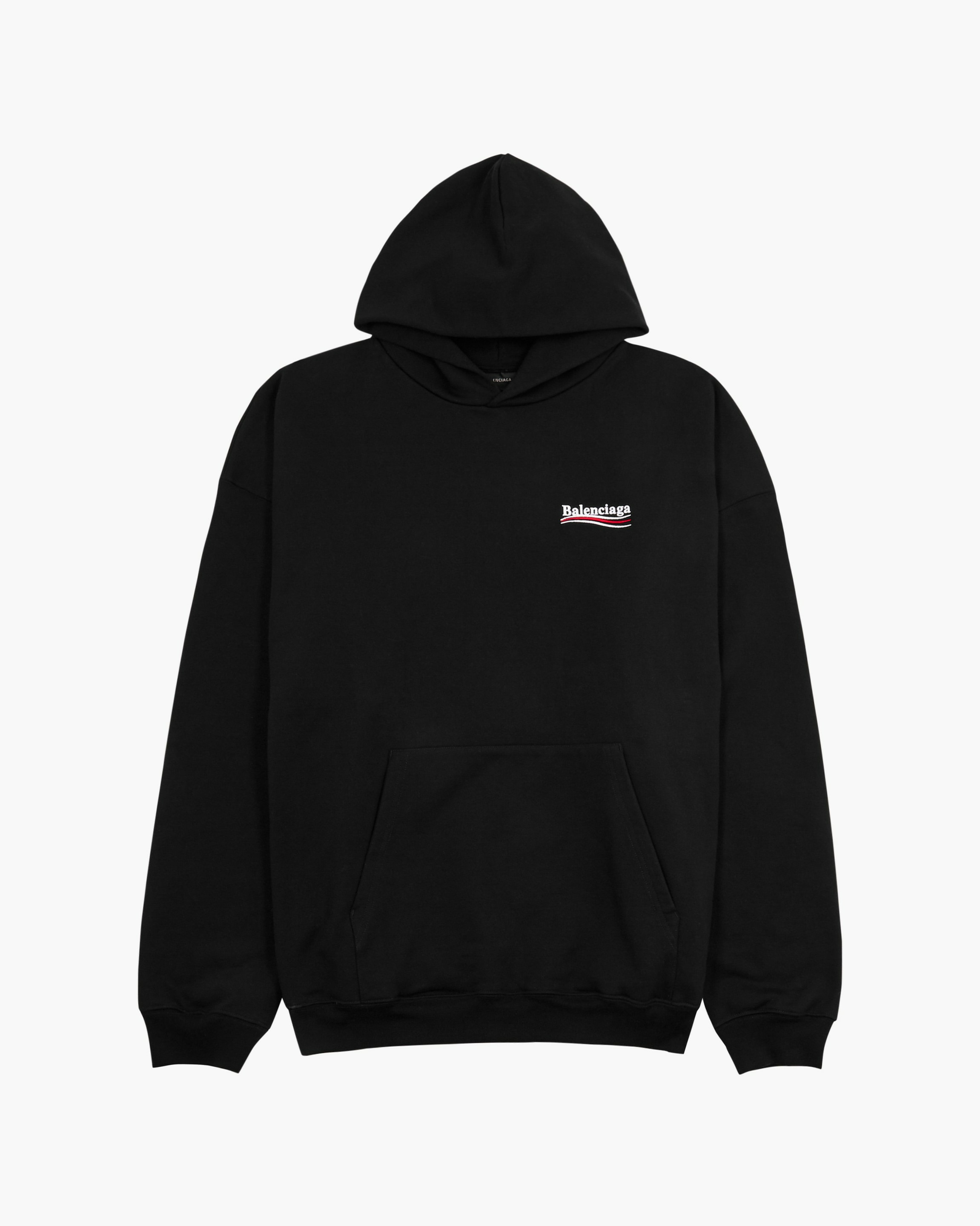 Balenciaga Hoodie Political Campaign Noir