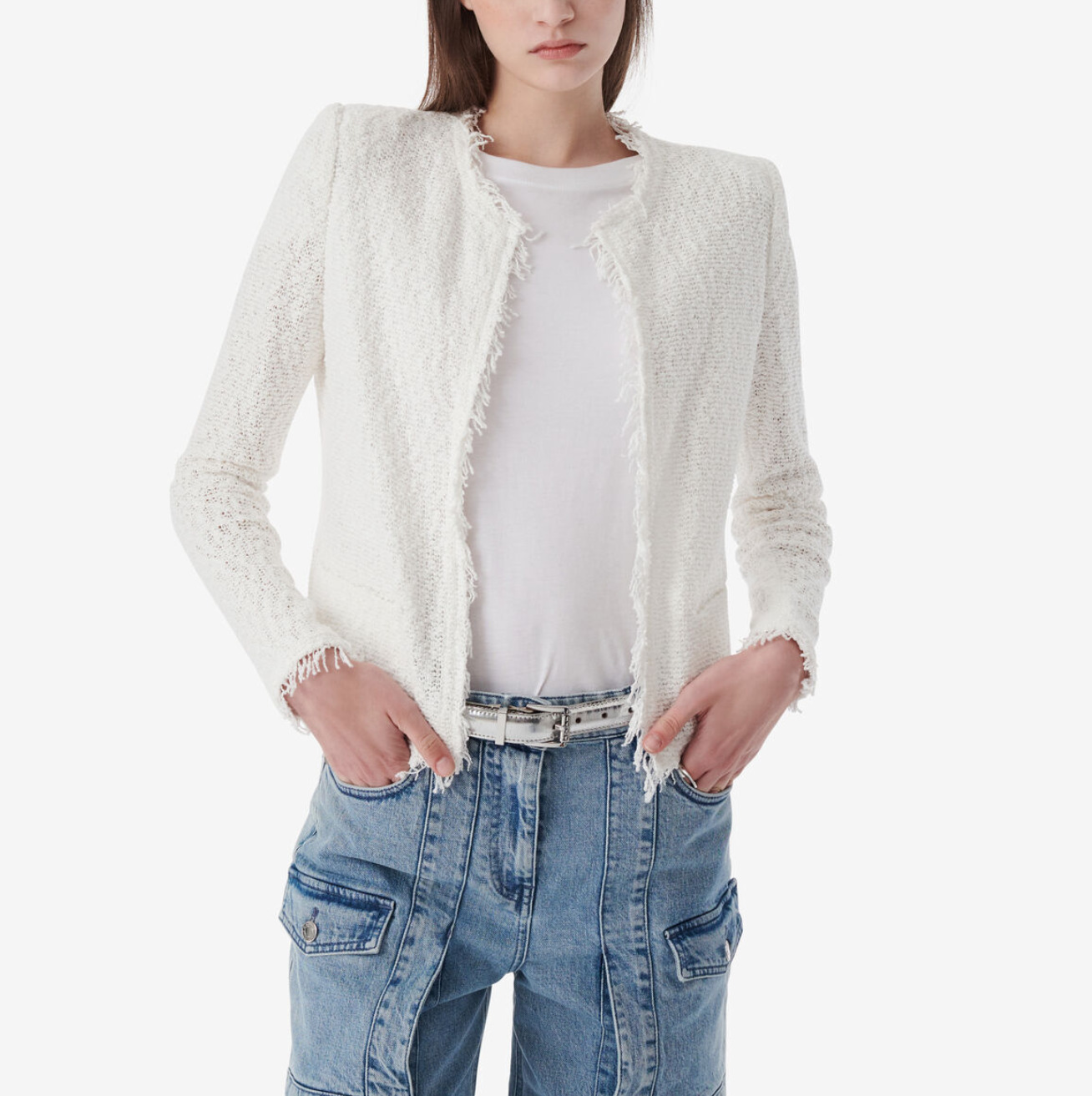 Veste Classique À Franges Shavani