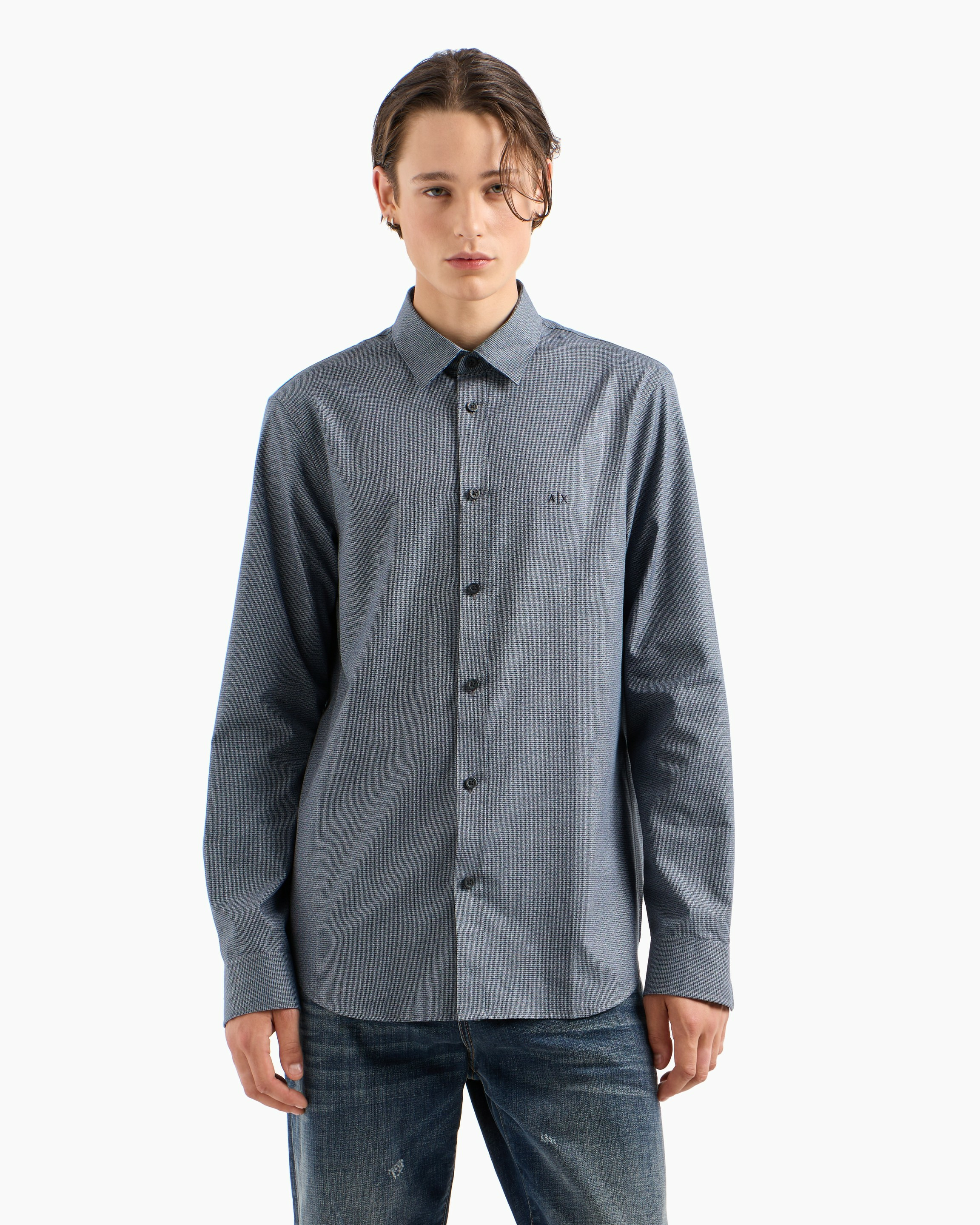 Chemise - b.micro pied de poul