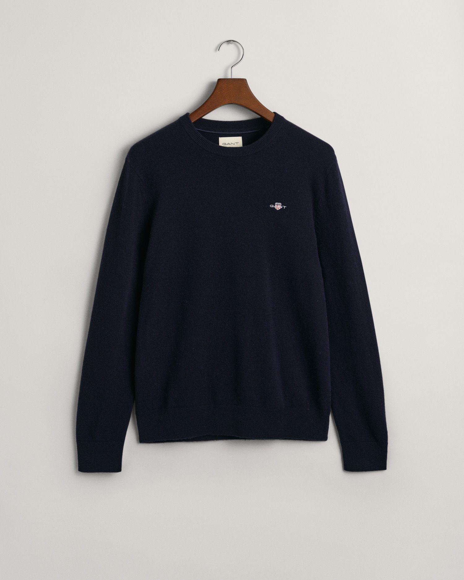 Pull ras du cou en laine d'agneau extrafine Seasonal Essential