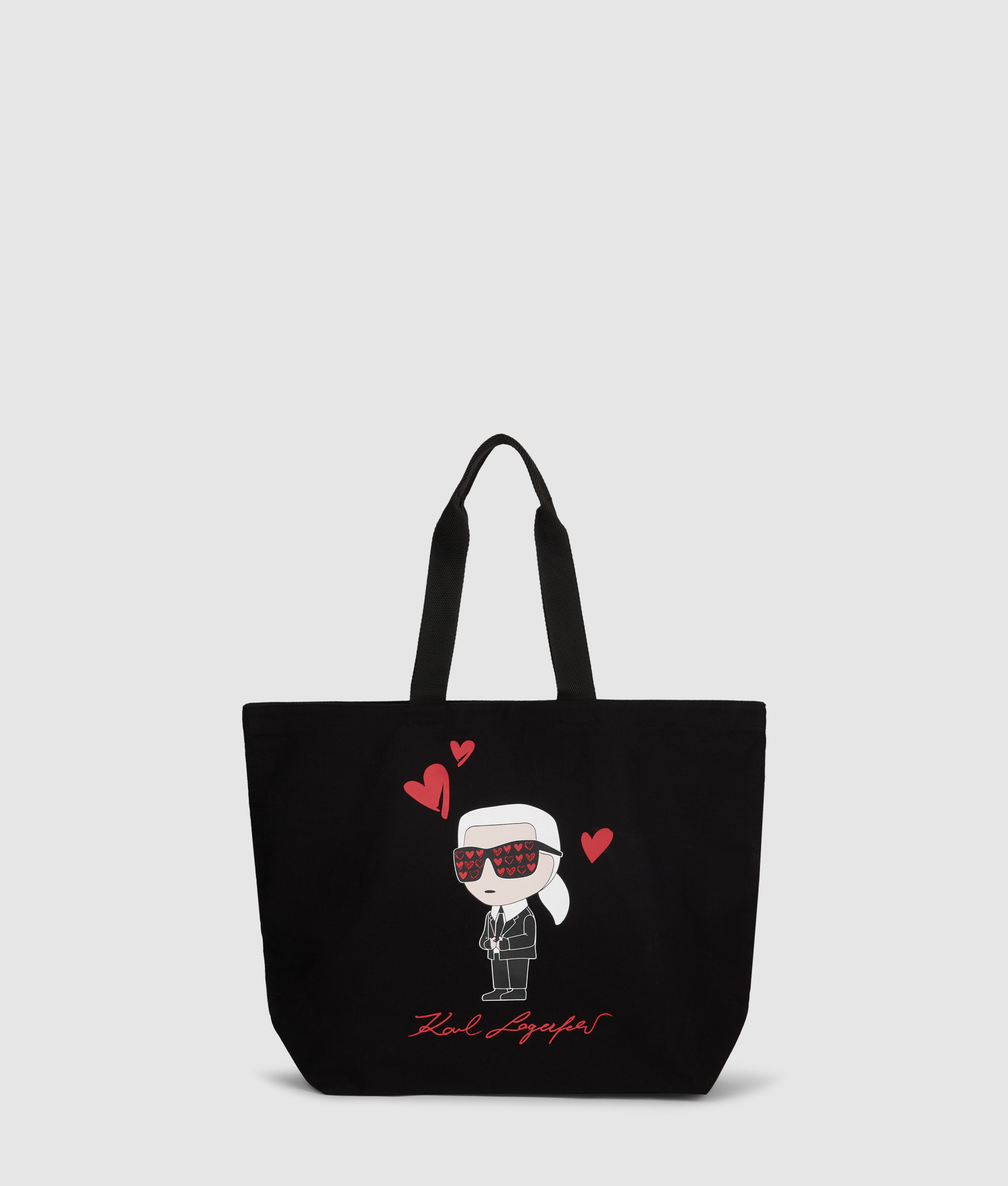 K/HEARTS CANVAS SHOPPER