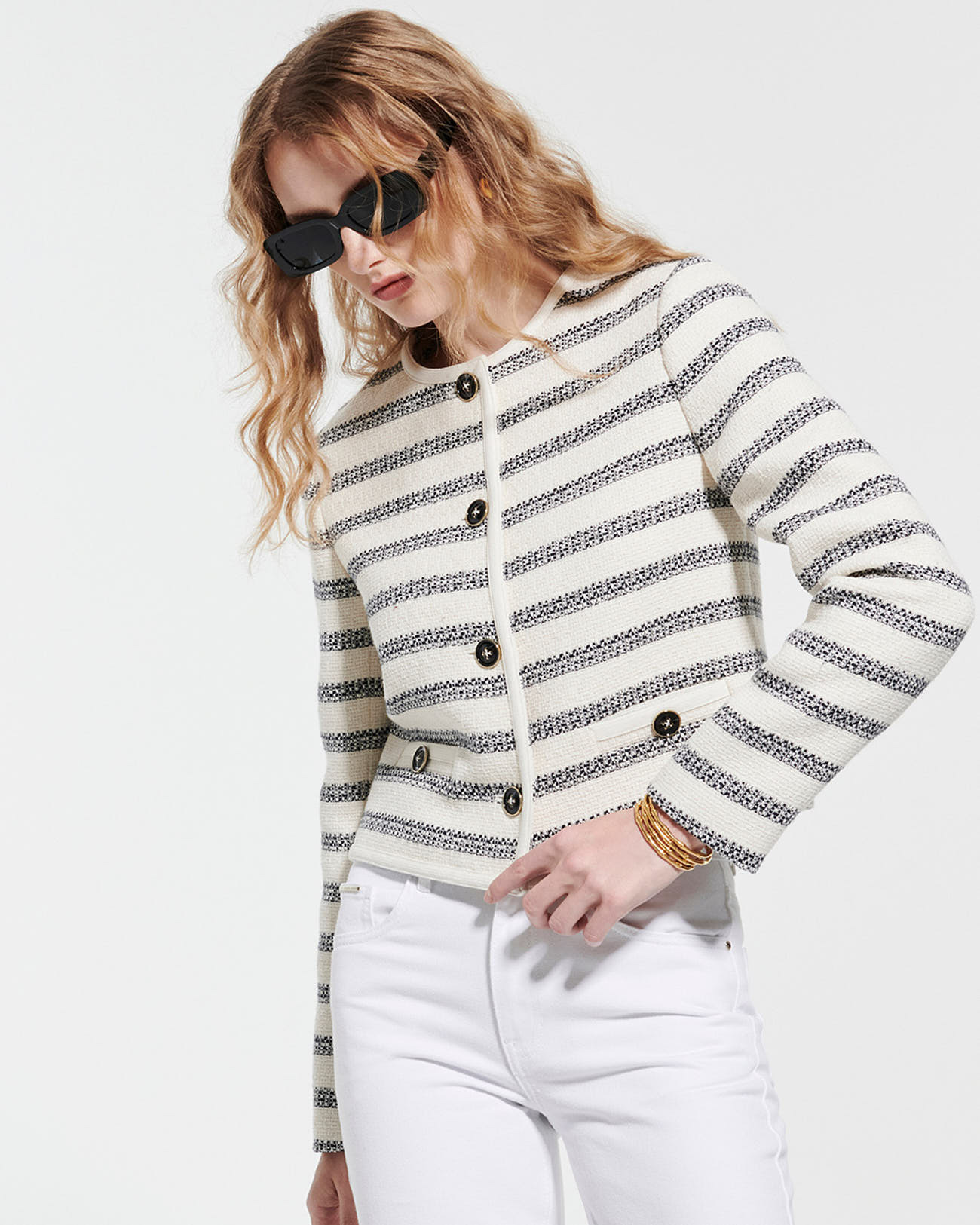 Veste Vincennes Rayures en Coton