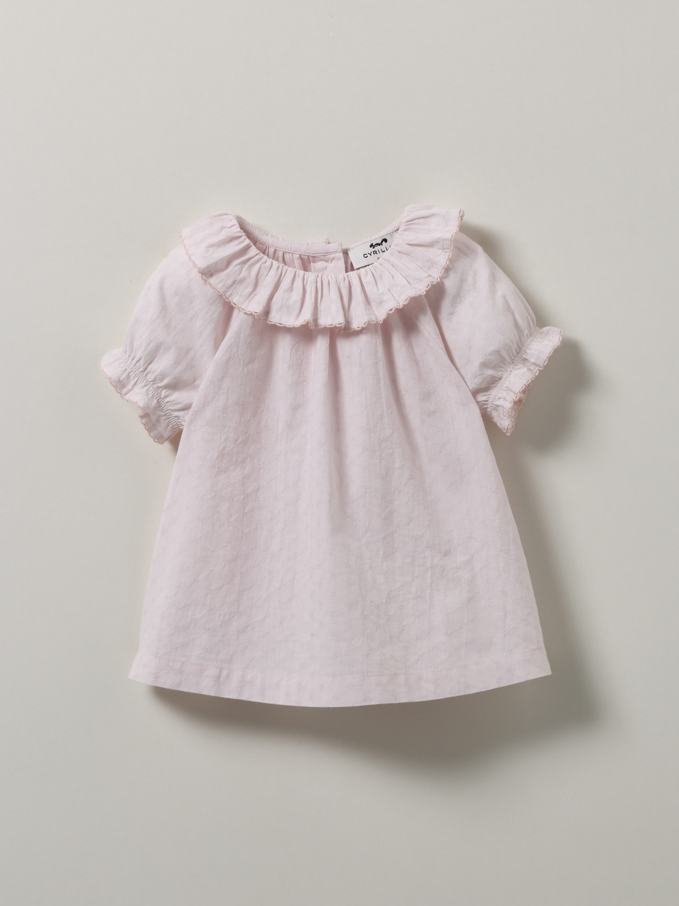 BLOUSE MC DOBBY