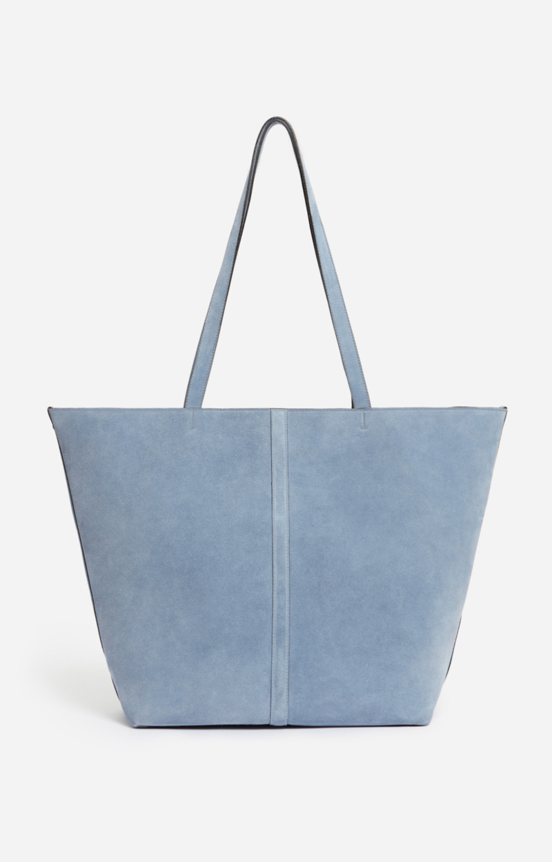 Grand Cabas Daily En Cuir Velours En Coton