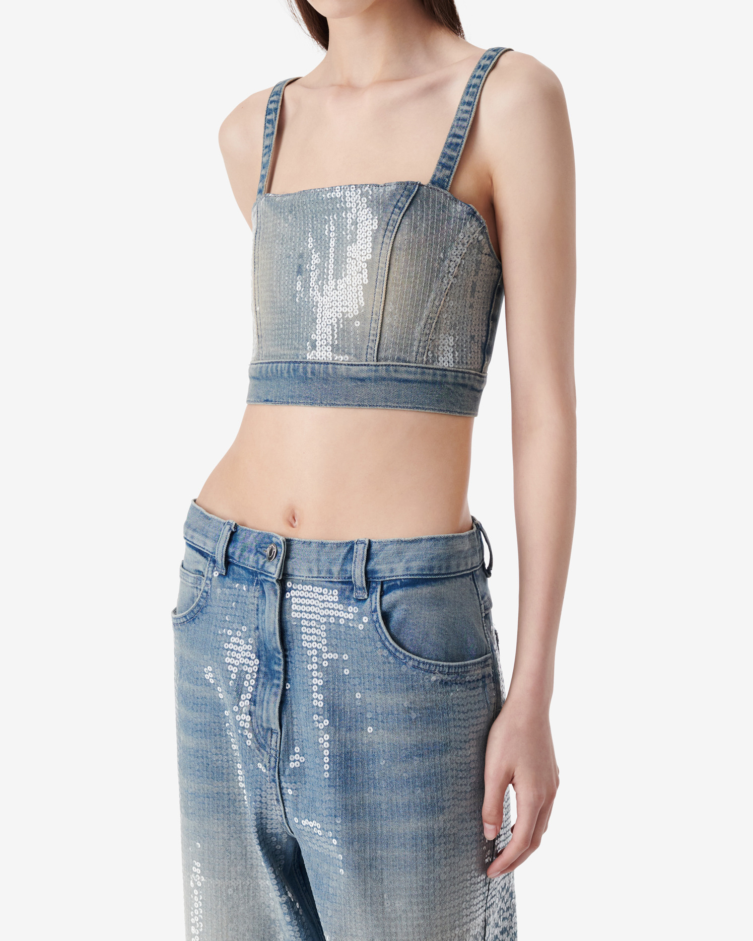 Top Court À Sequins