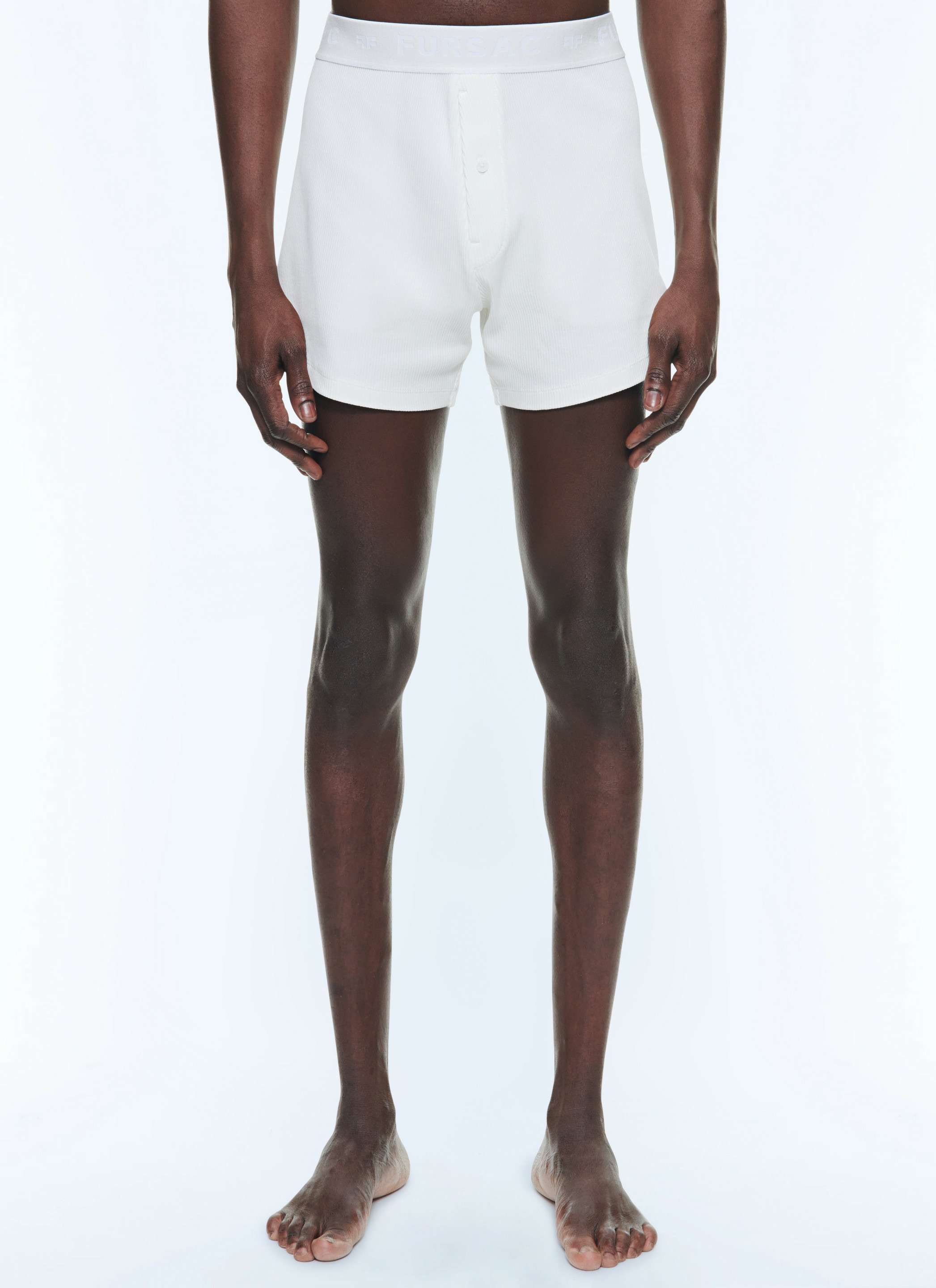 Caleçon en coton biologique côtelé