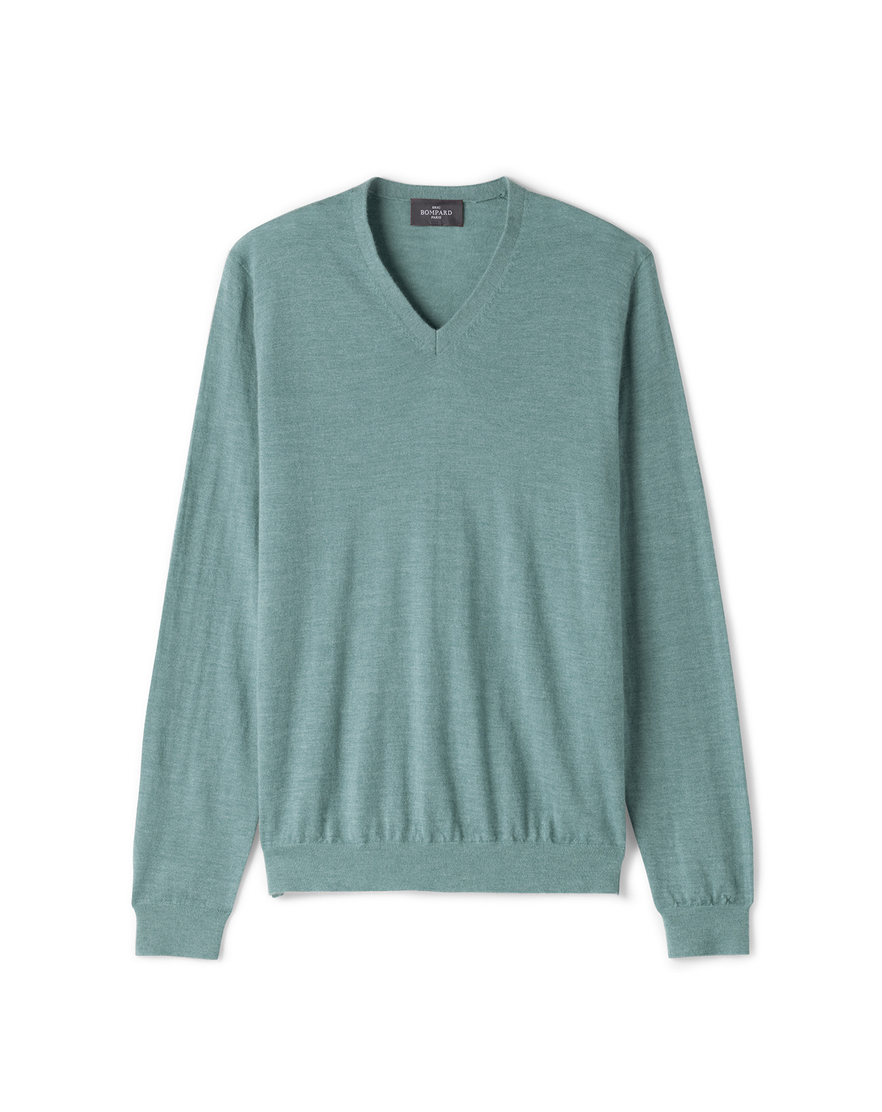 Pull col V ultrafin - Homme - FEUILLE