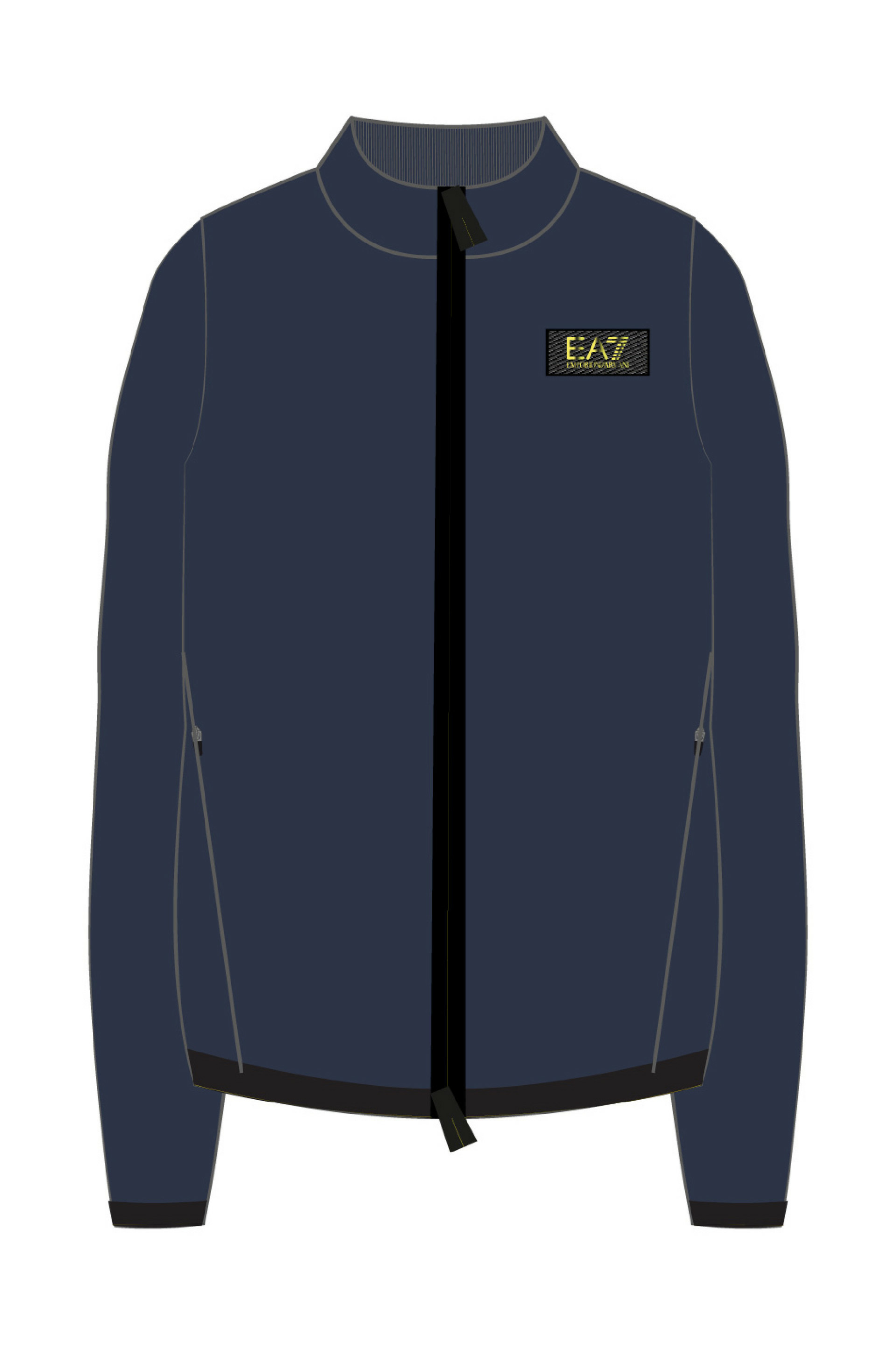 Sweat-shirt - bleu armani