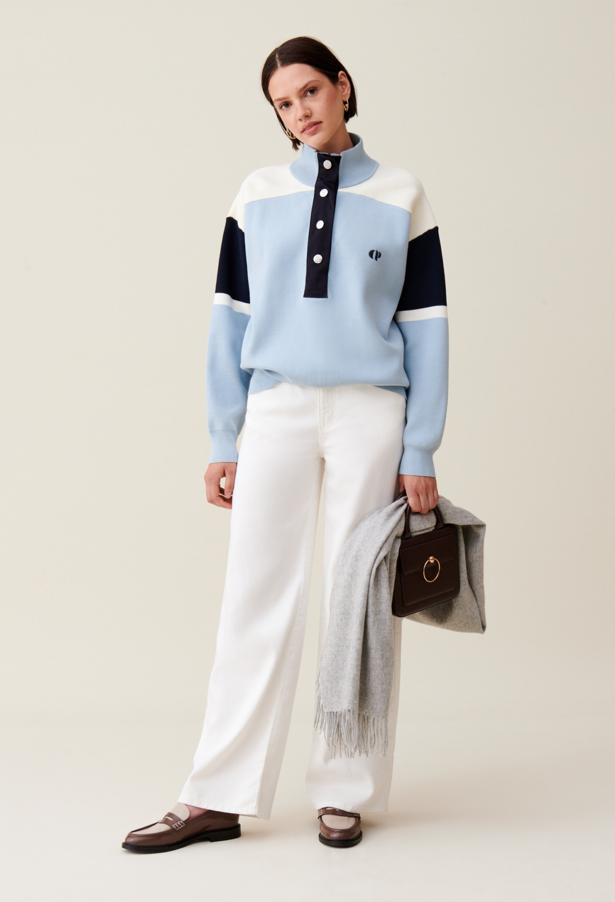 Sweatshirt Minimum col camionneur