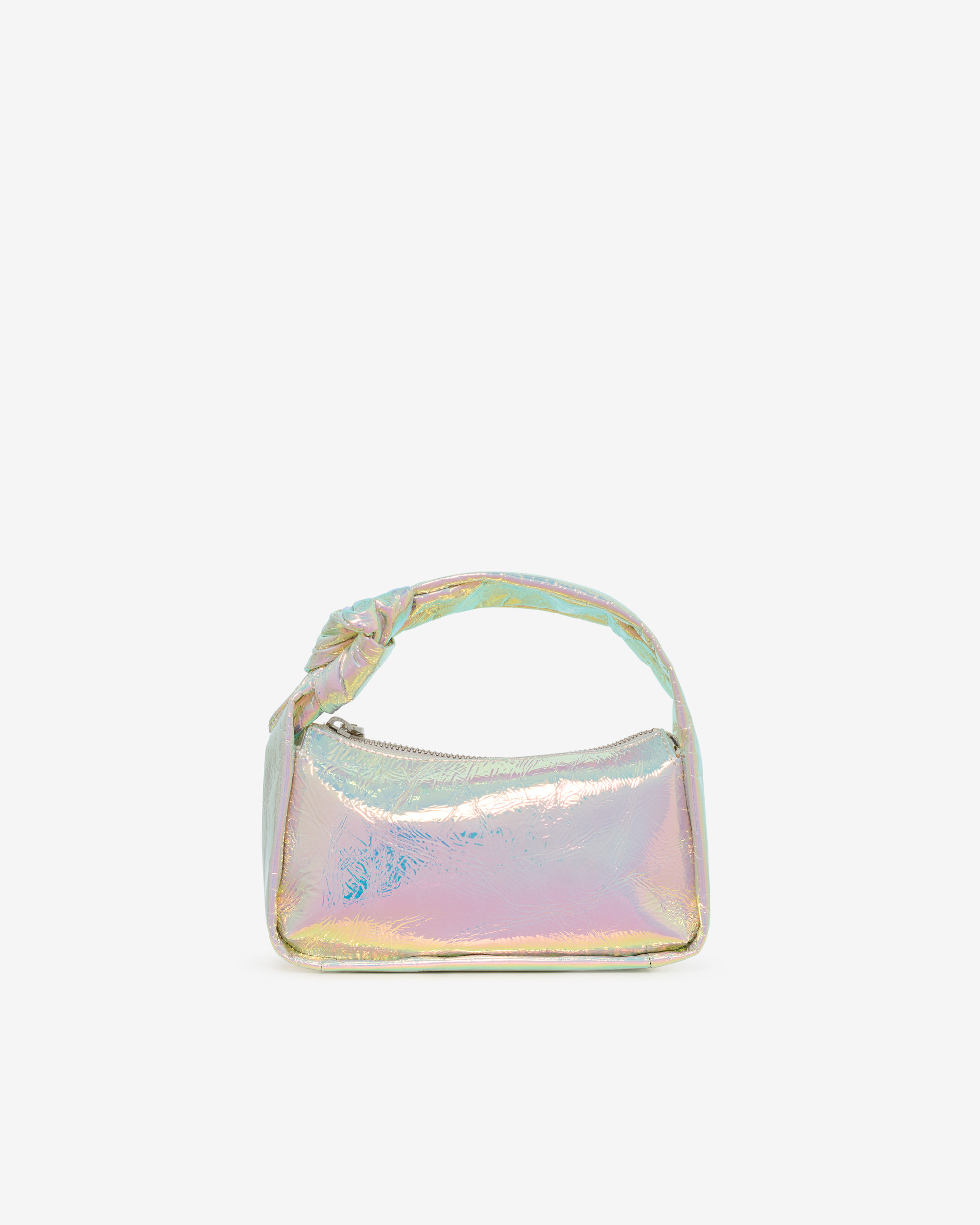 Sac En Cuir Noué Baby Holo