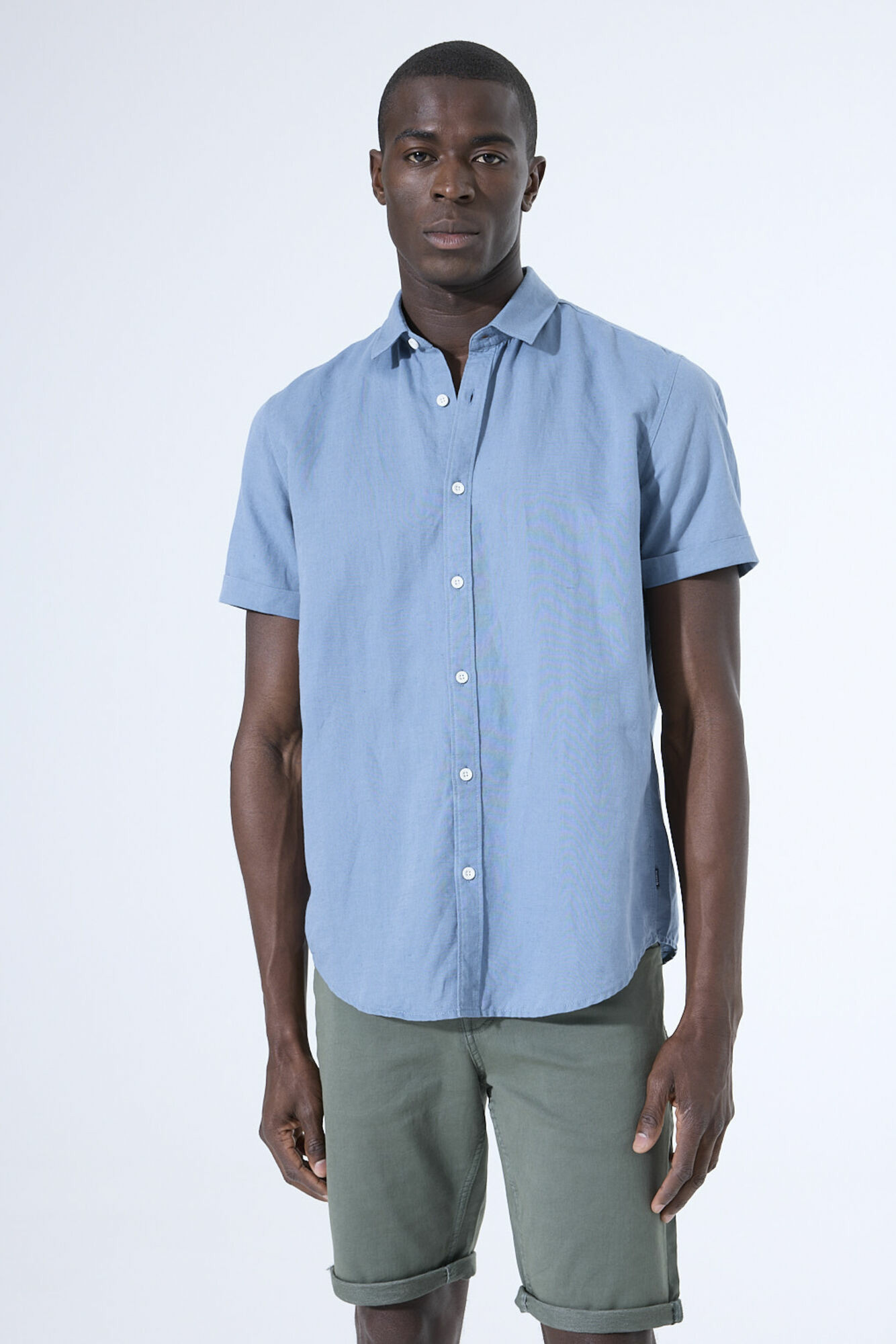 Men Shirt Blue