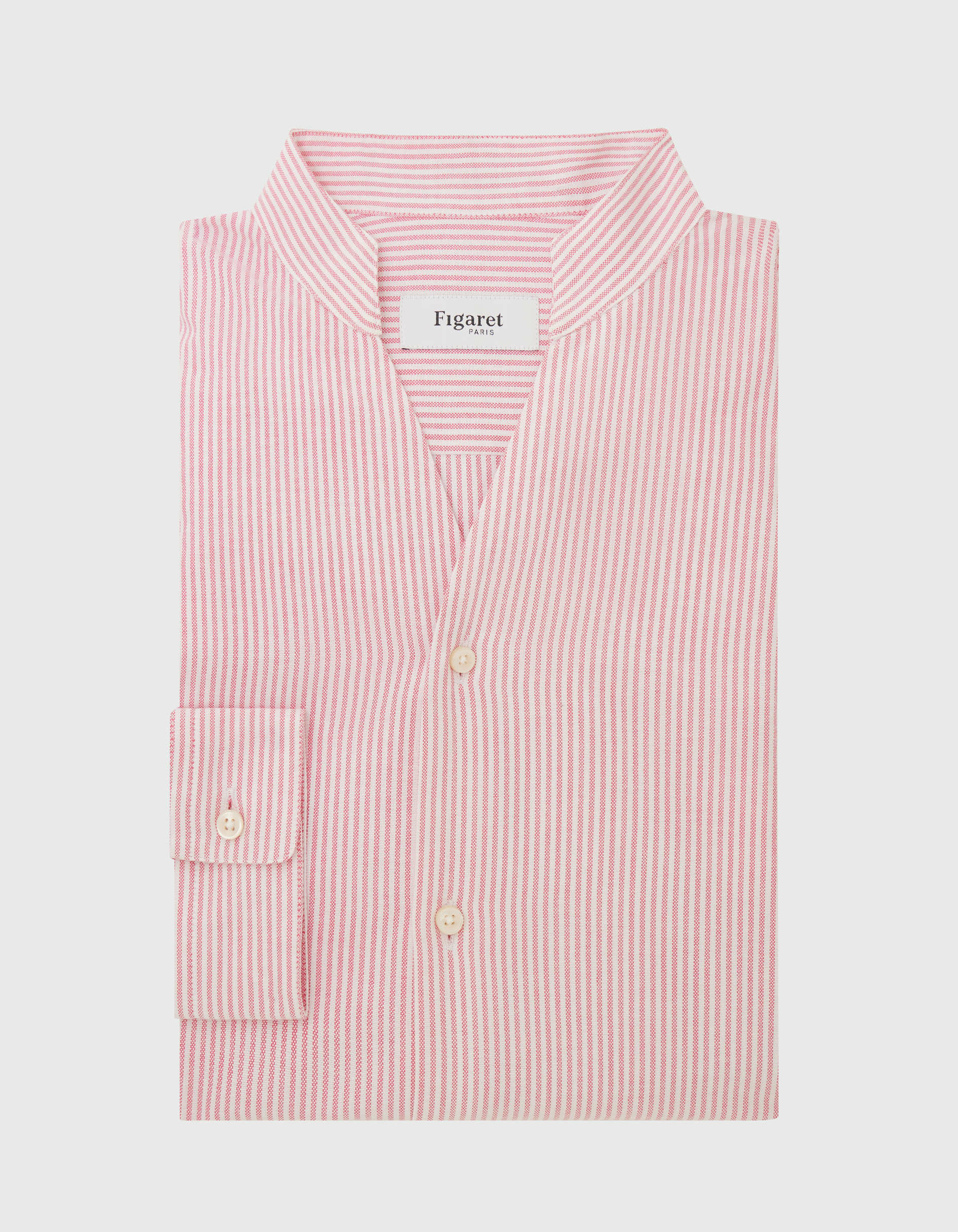 Chemise Carl rayée rose