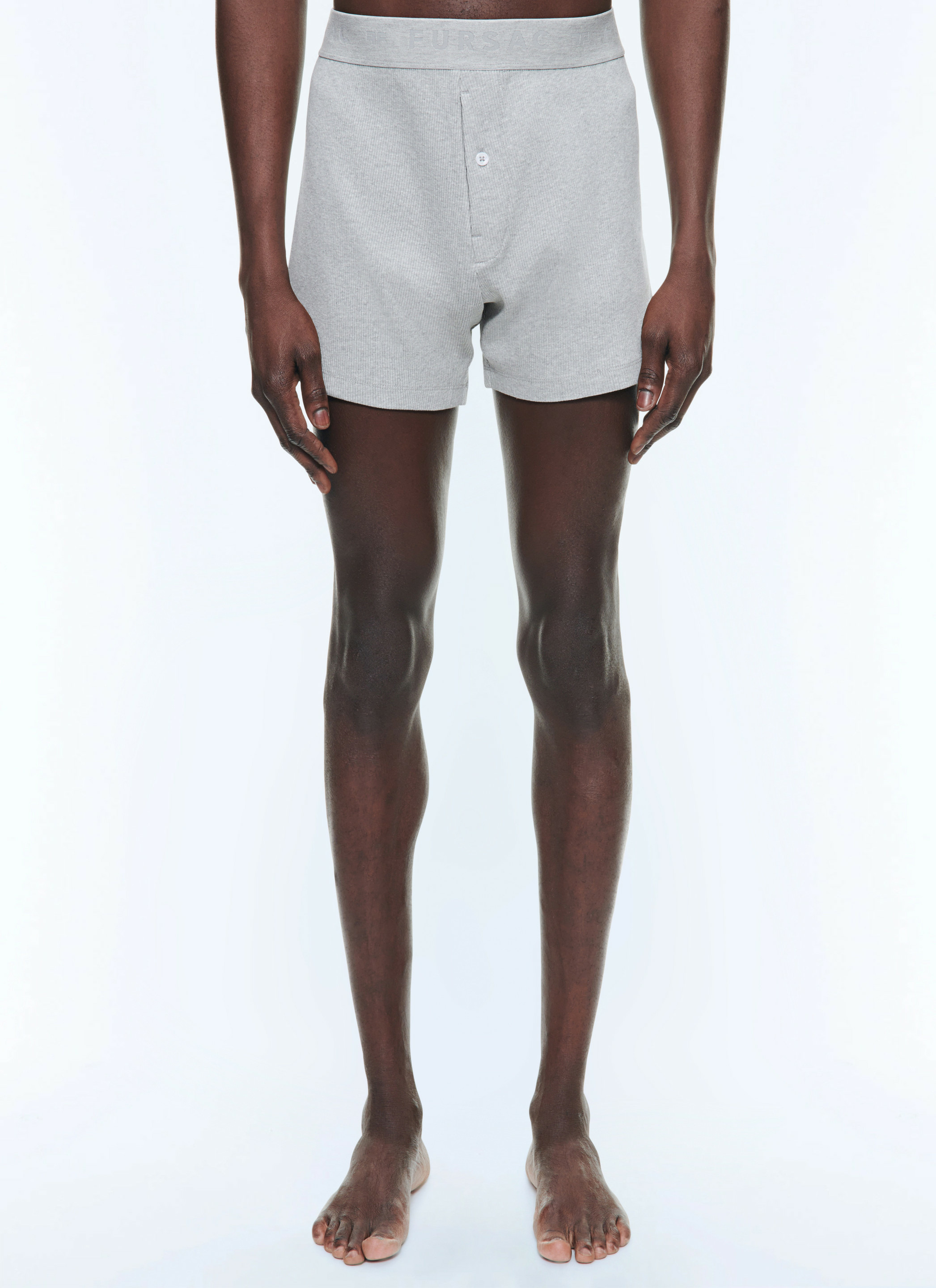 Caleçon en coton biologique côtelé