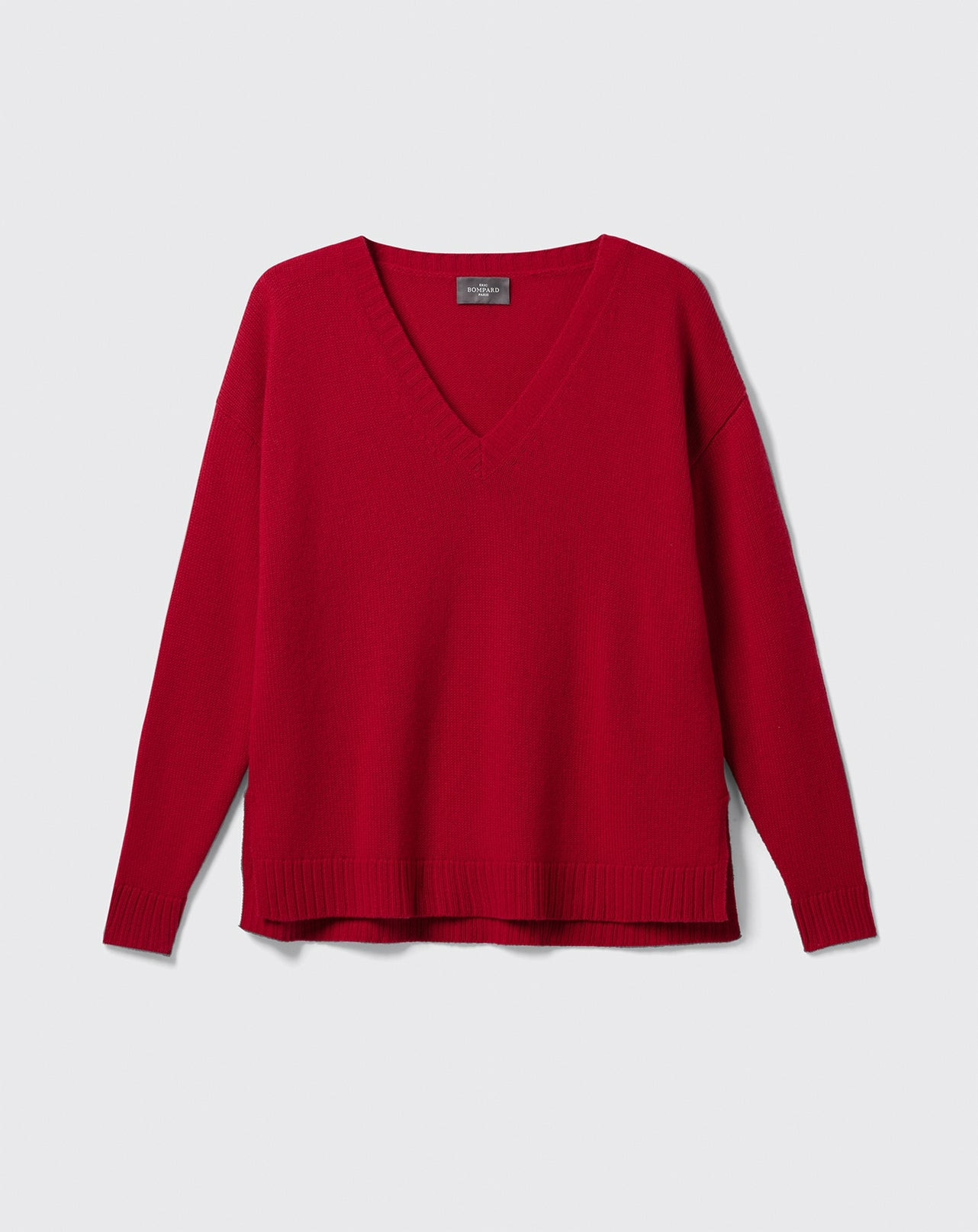 Pull col V ample - Femme - GARNET