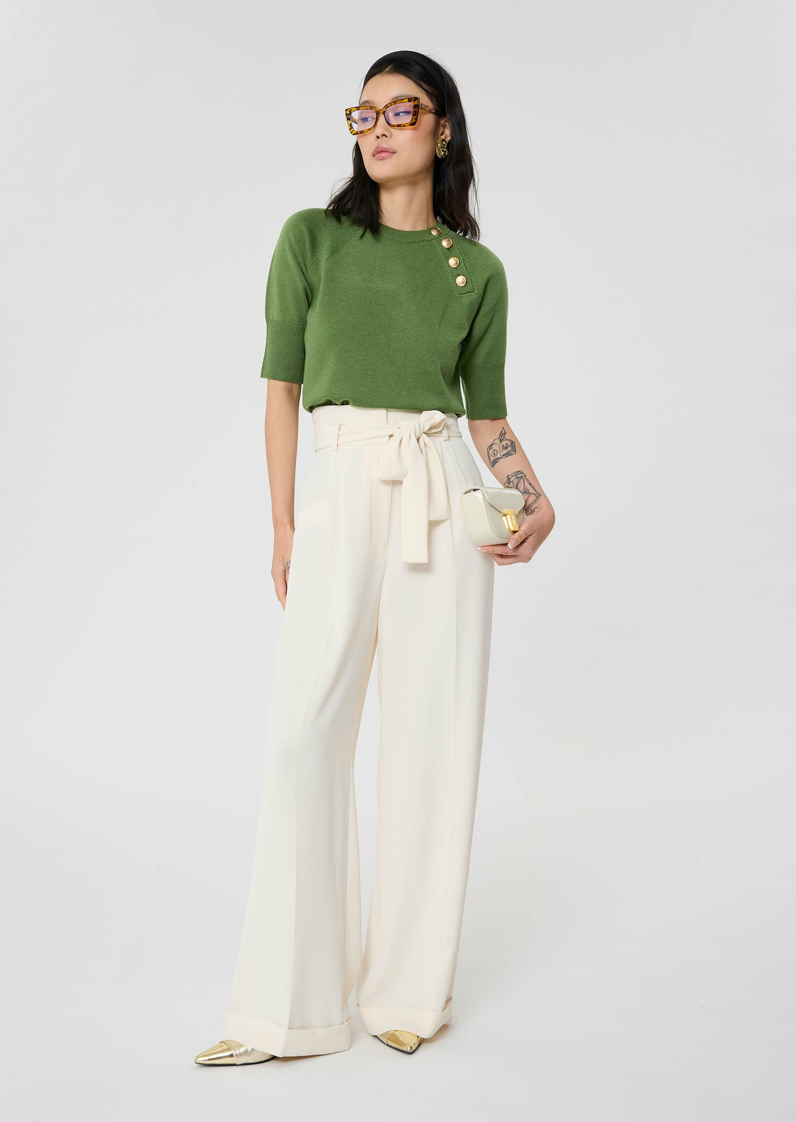 Pull Pastelle-Cactus en Polyester