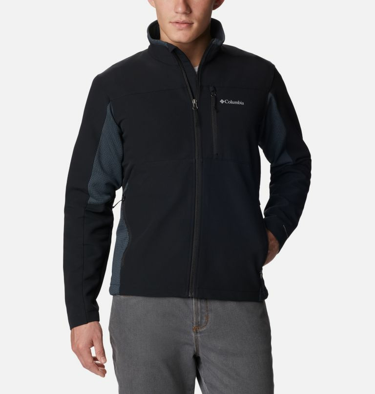 Seeley Lake  Softshell Homme Noir