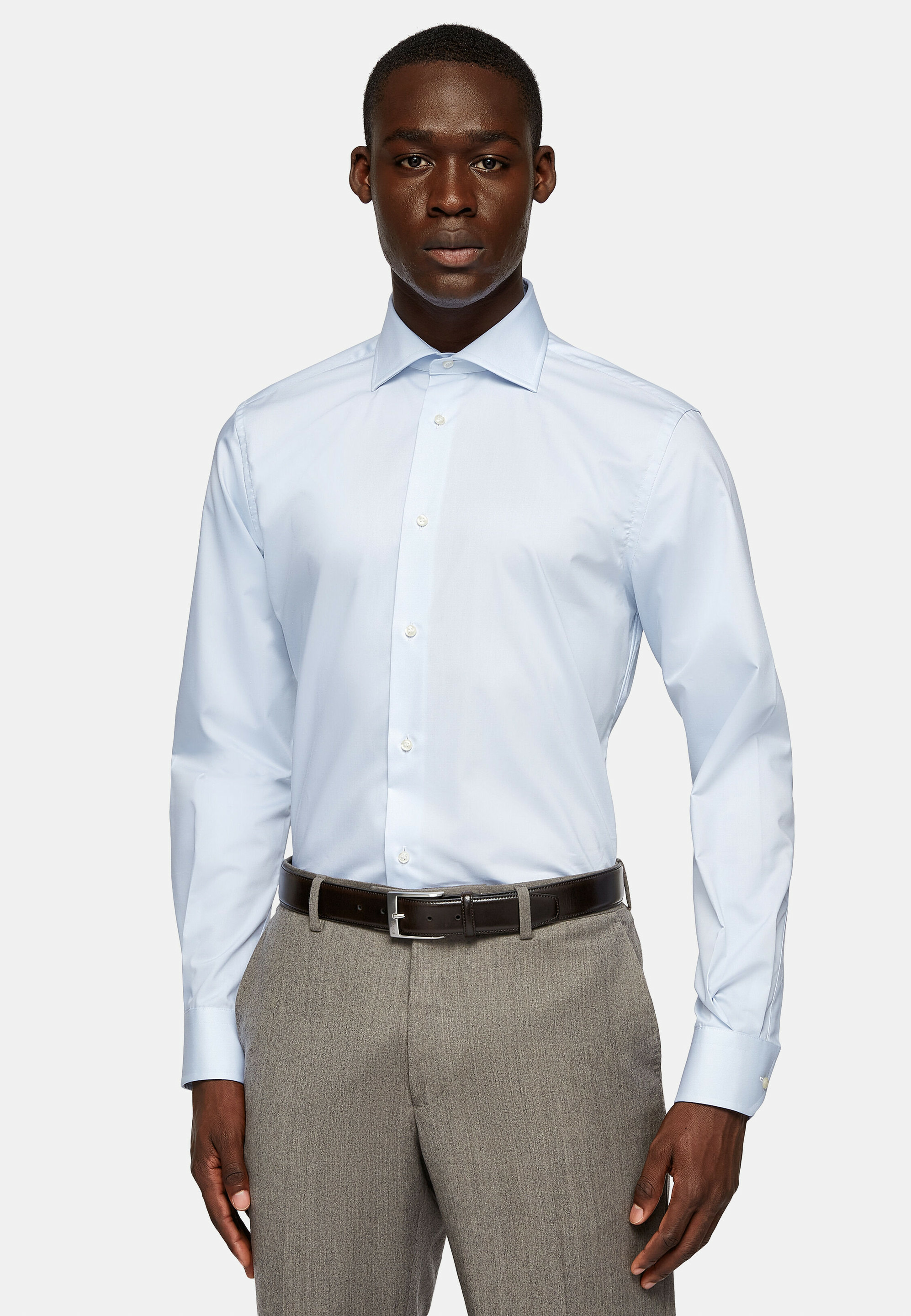 Chemise en Sergé De Coton Regular Fit