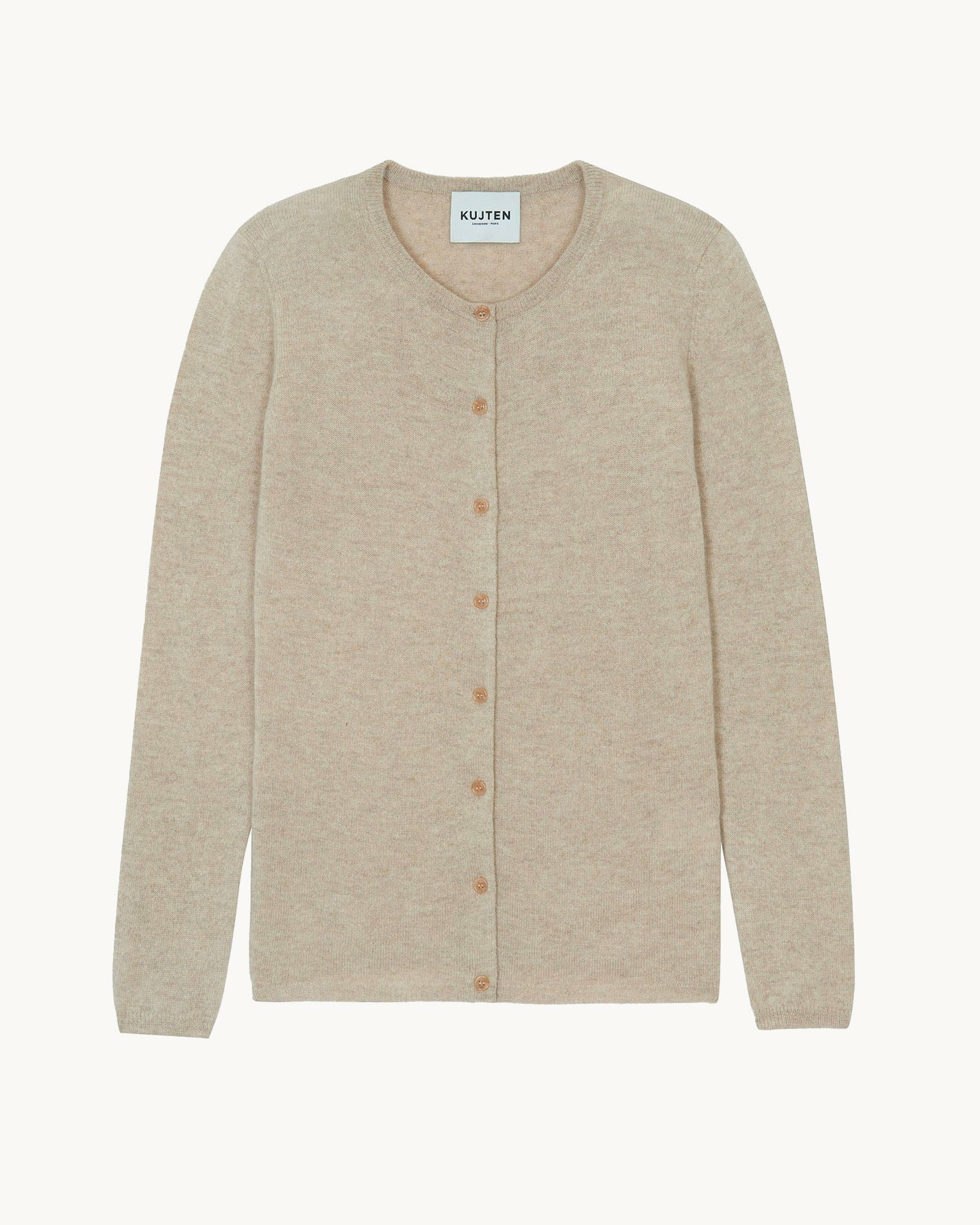 Cardigan Rebec Cardigan col rond manches longues basic