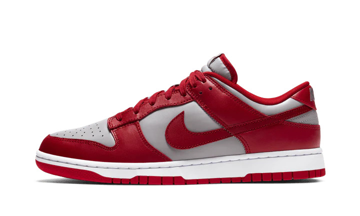 Nike Dunk Low Retro Medium Grey Varsity Red UNLV