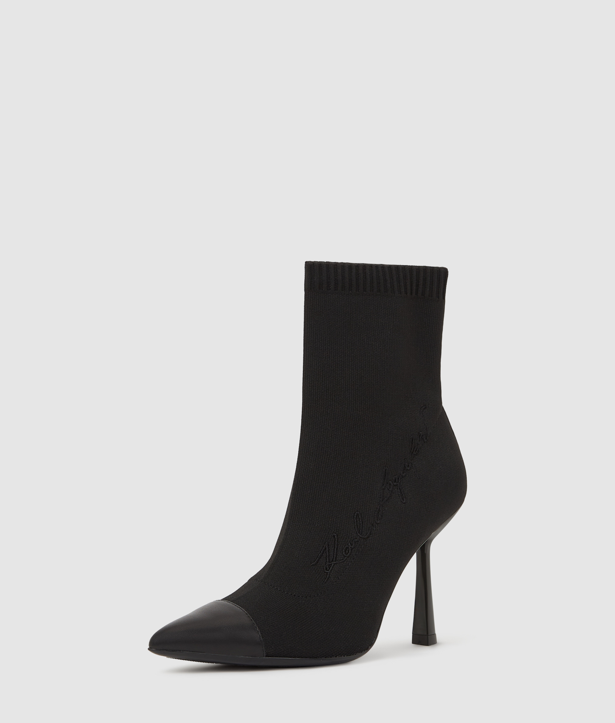 SIGNATURE KNIT ANKLE BOOTS