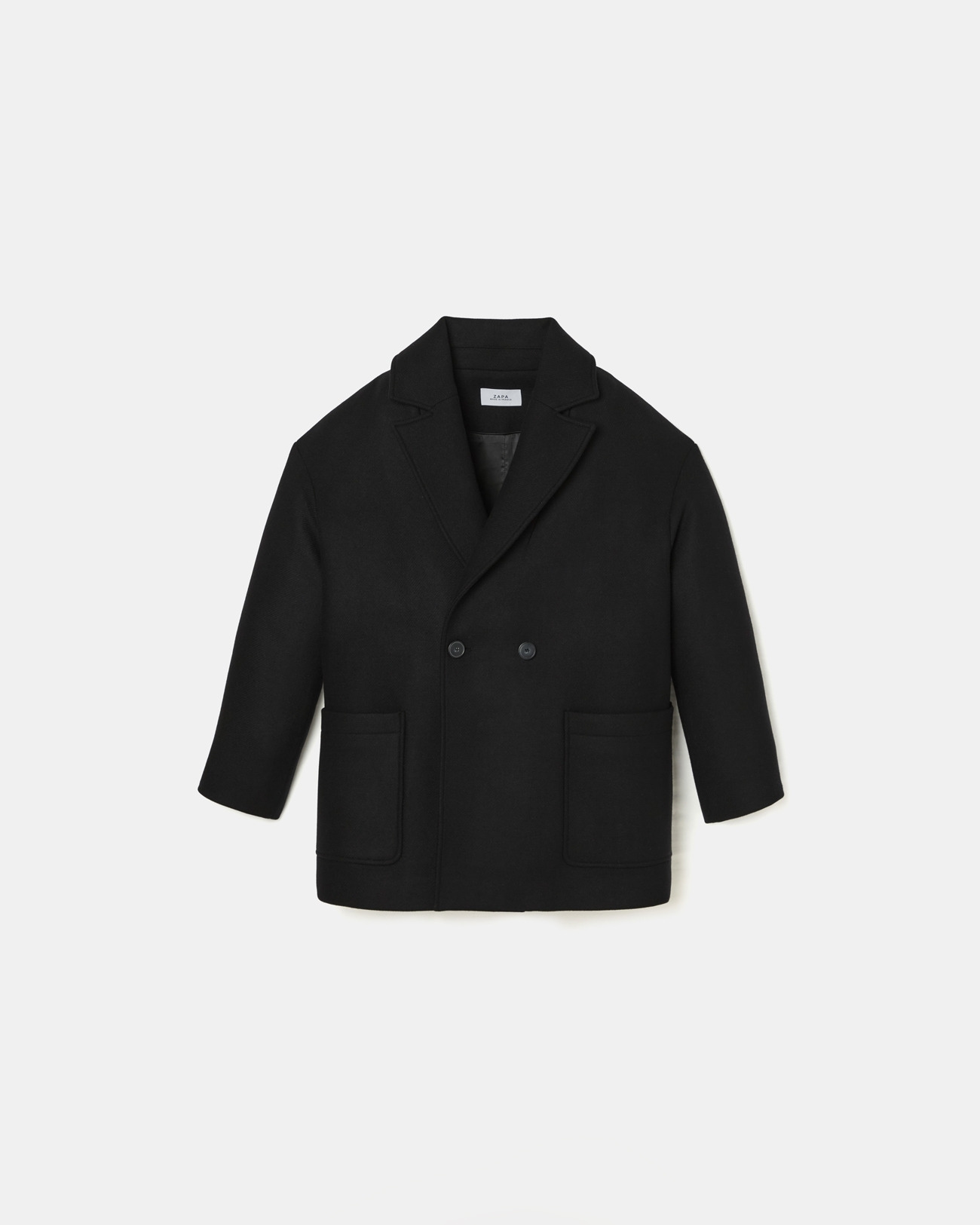 Manteau Mirando Noir en Laine