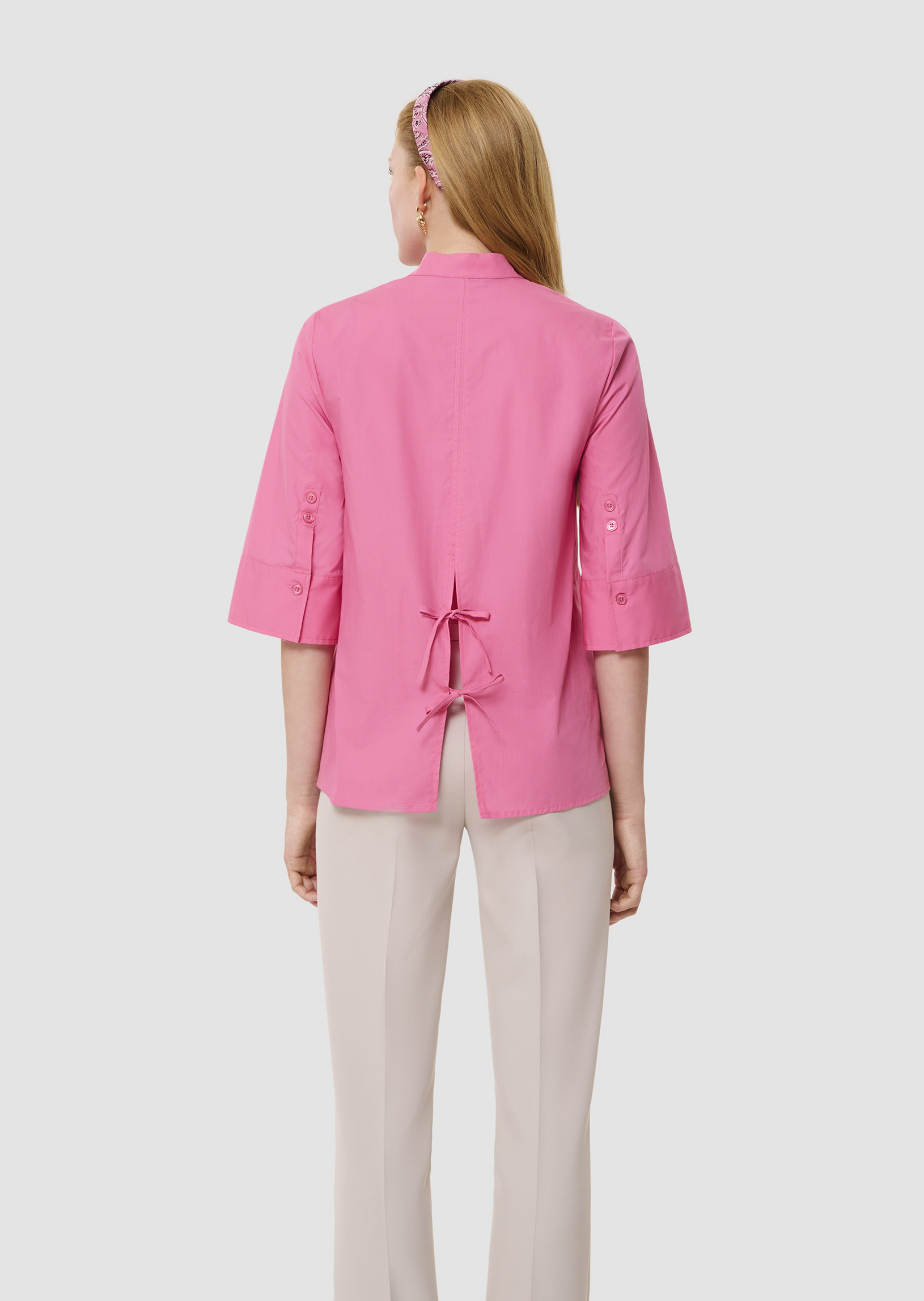 Chemise Clem-rose en popeline