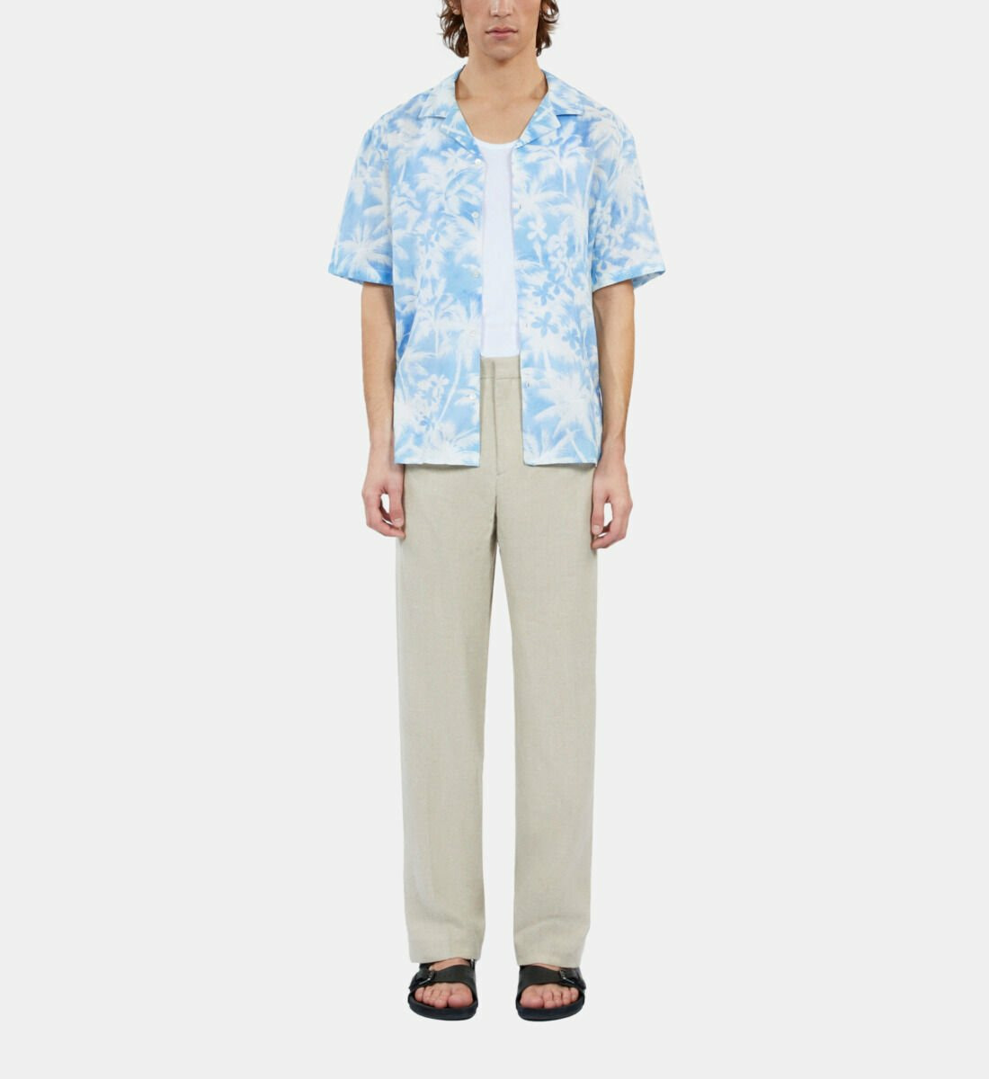Chemise Imprimée Manches Courtes Homme