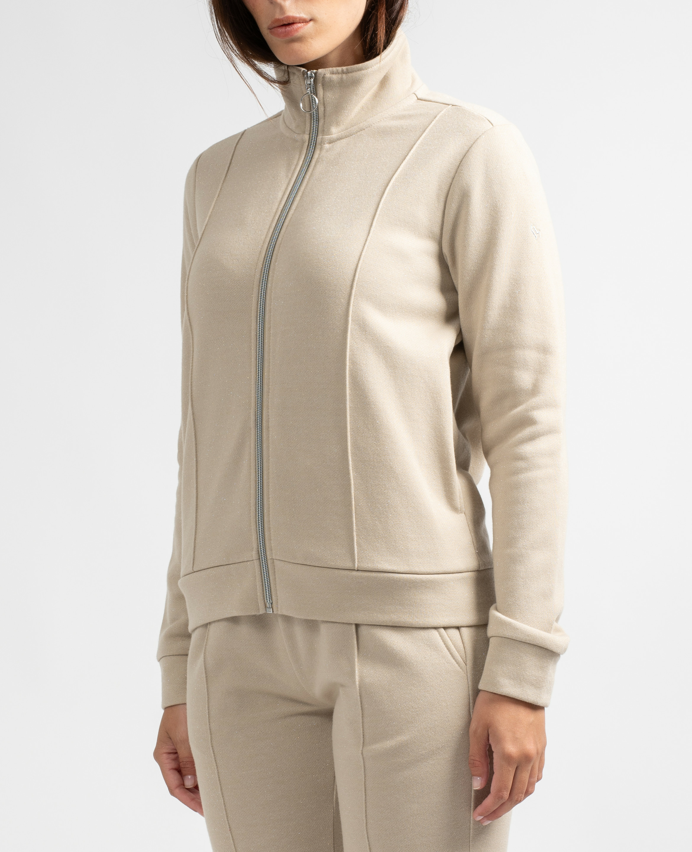 Sweat en molleton zippé