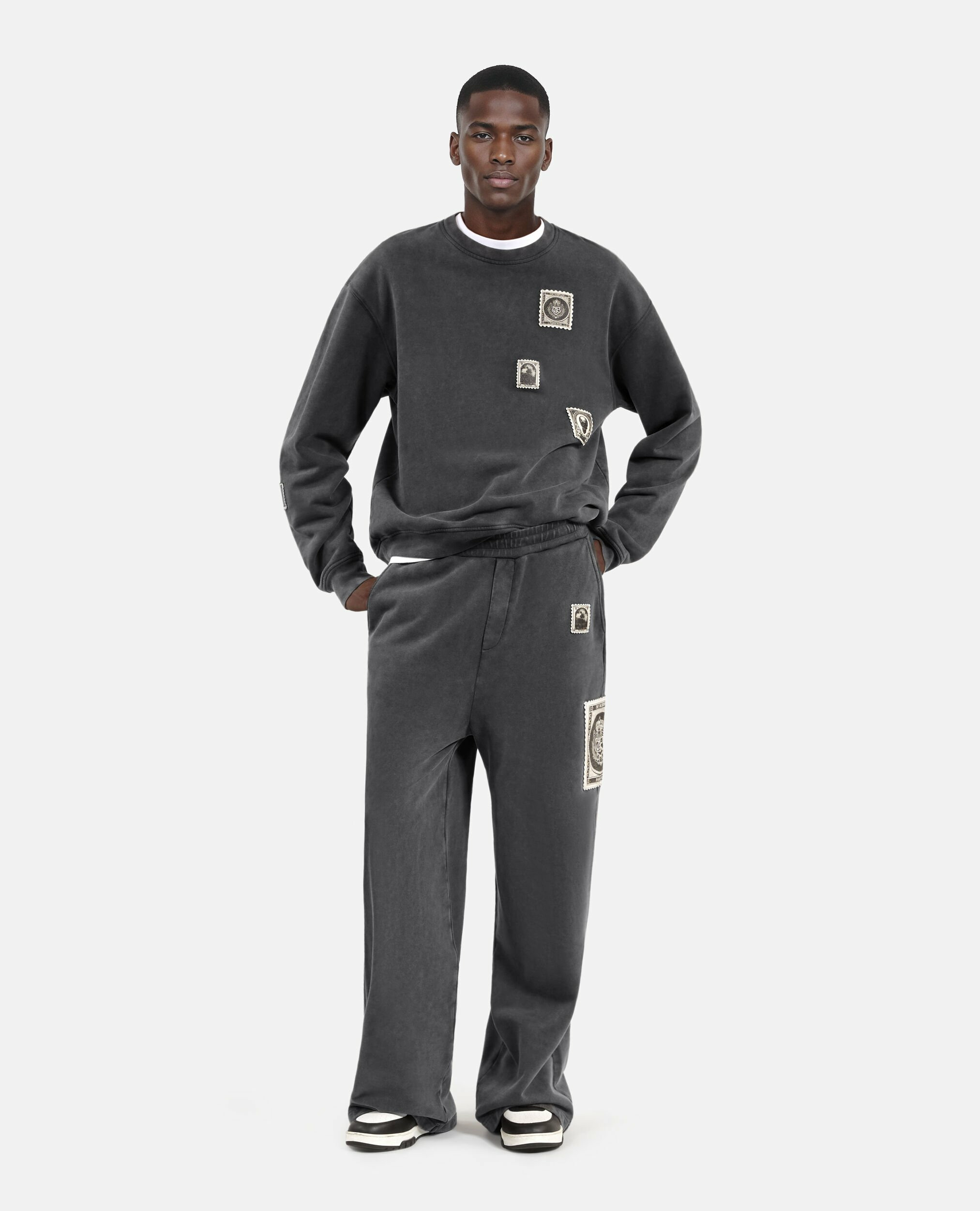 Sweat Col Rond Avec Print Devant