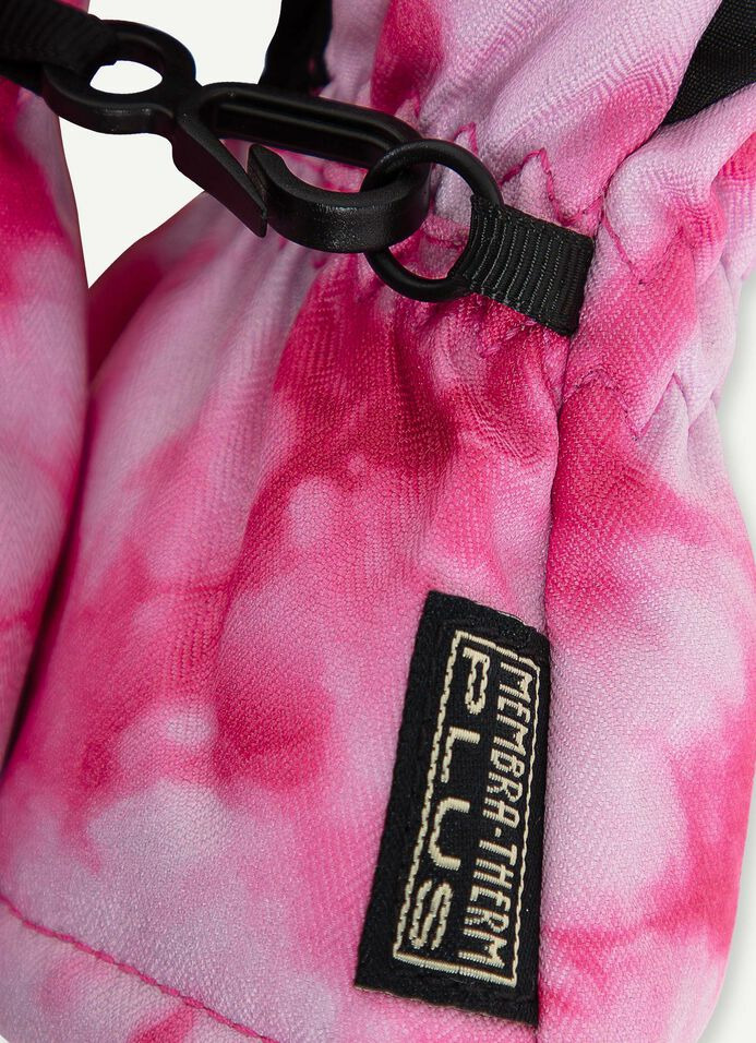 Moufles de ski unisexe tie-dye