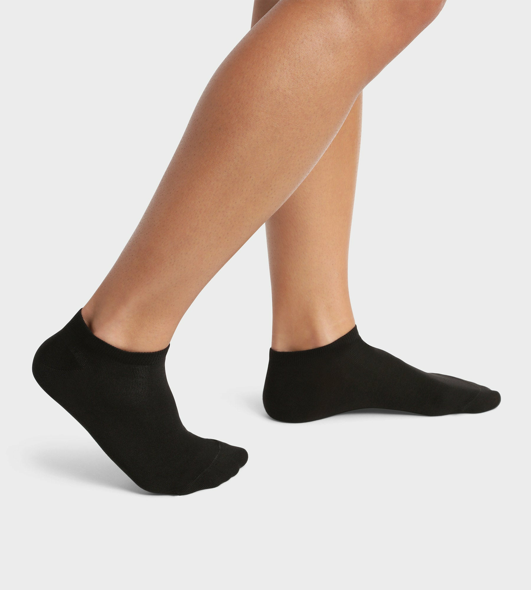 Lot de 2 paires de socquettes homme en coton bio Noir Dim Good