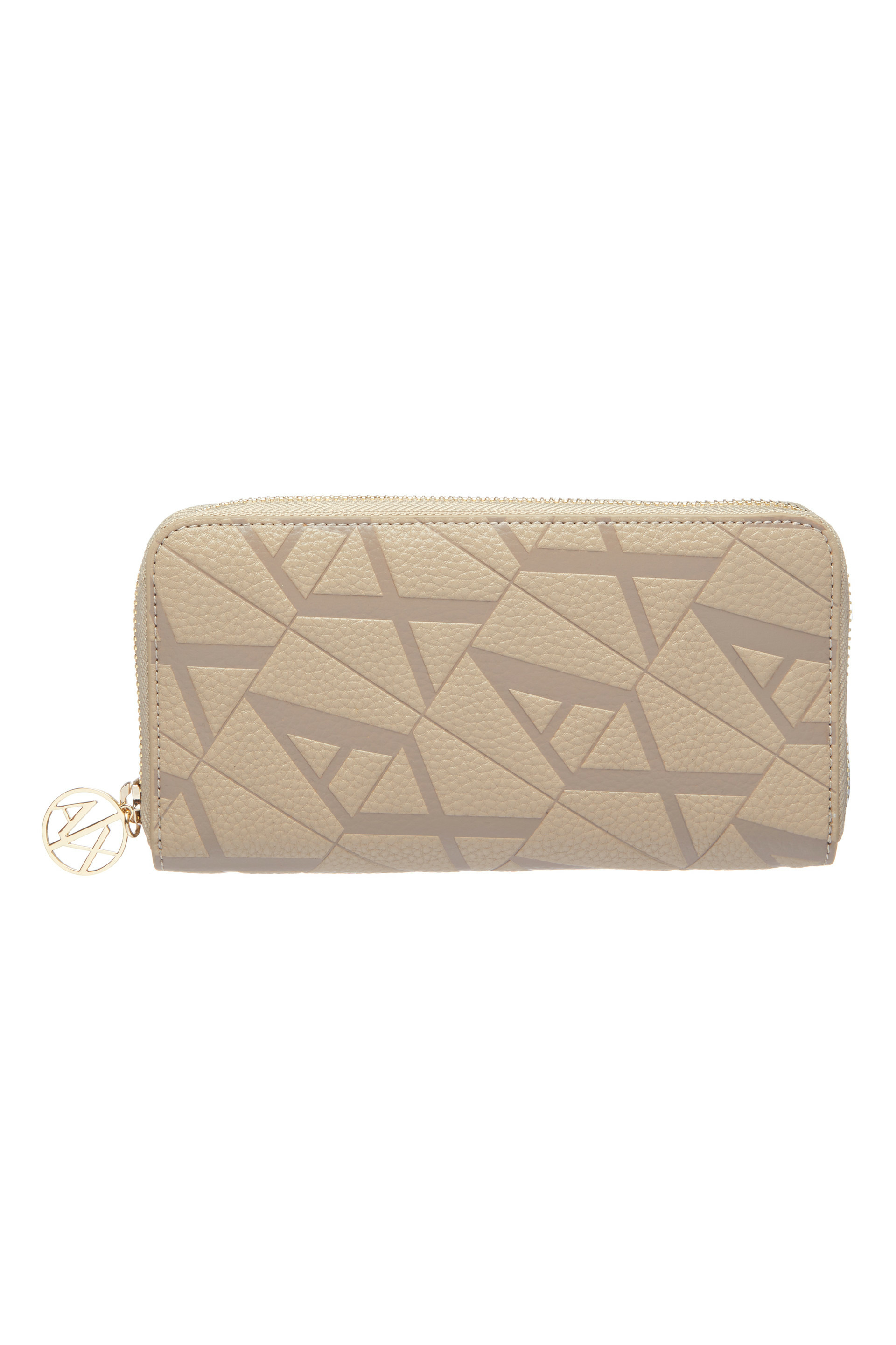 Portefeuille femme zip a-pisco/pisco foncé