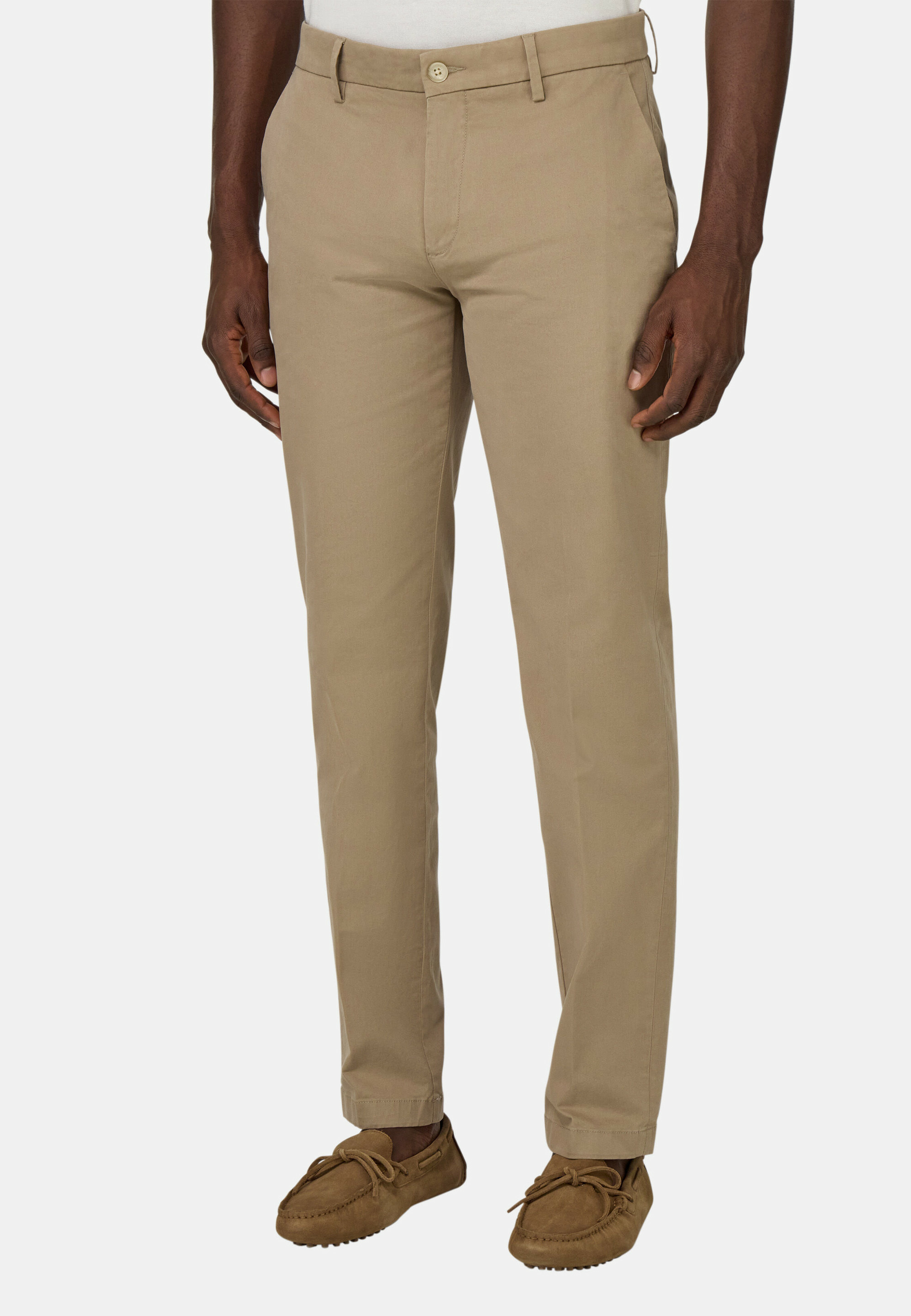 Pantalon en Coton Extensible