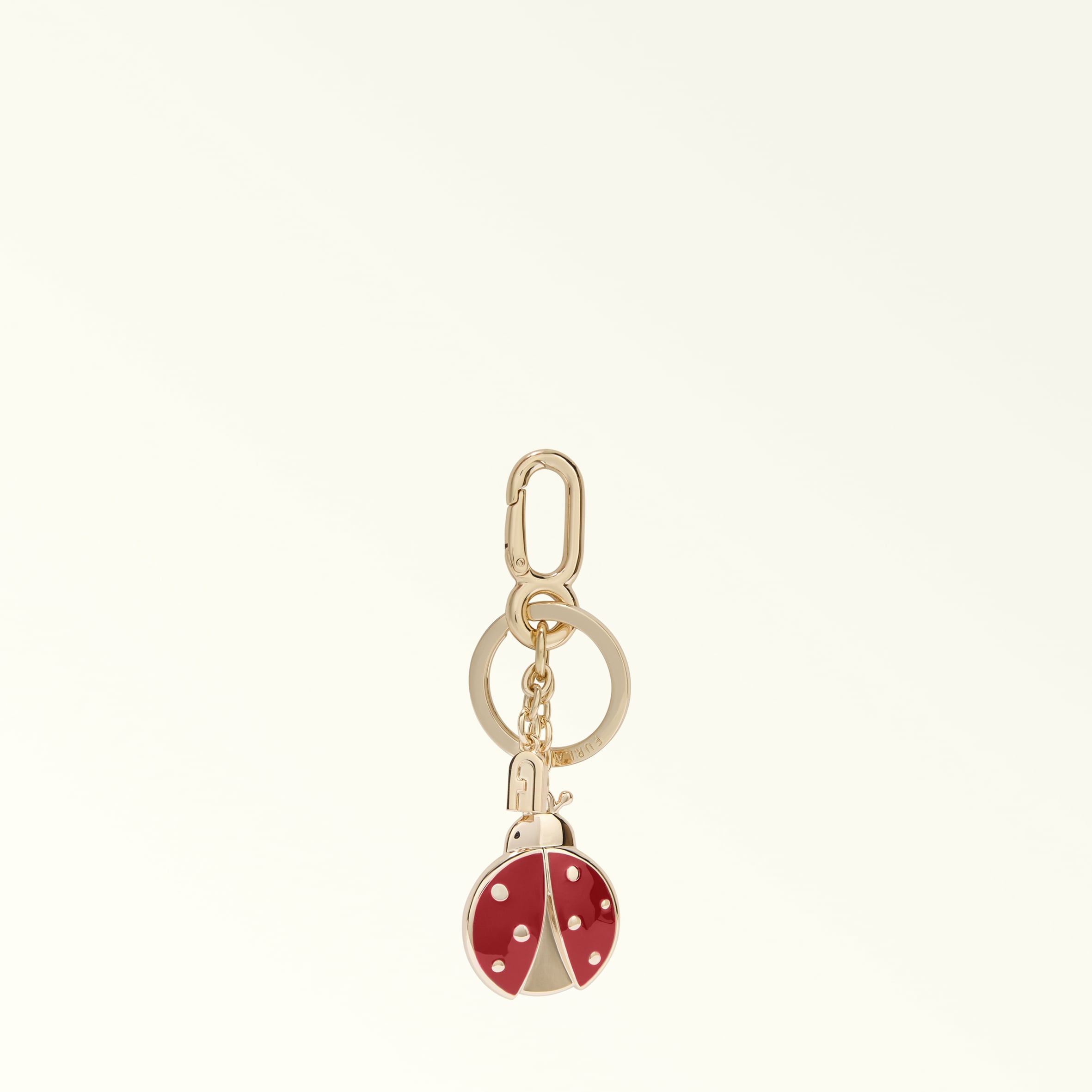 CLASSIC LADYBUG KEYRING - METALLO+SMALTO