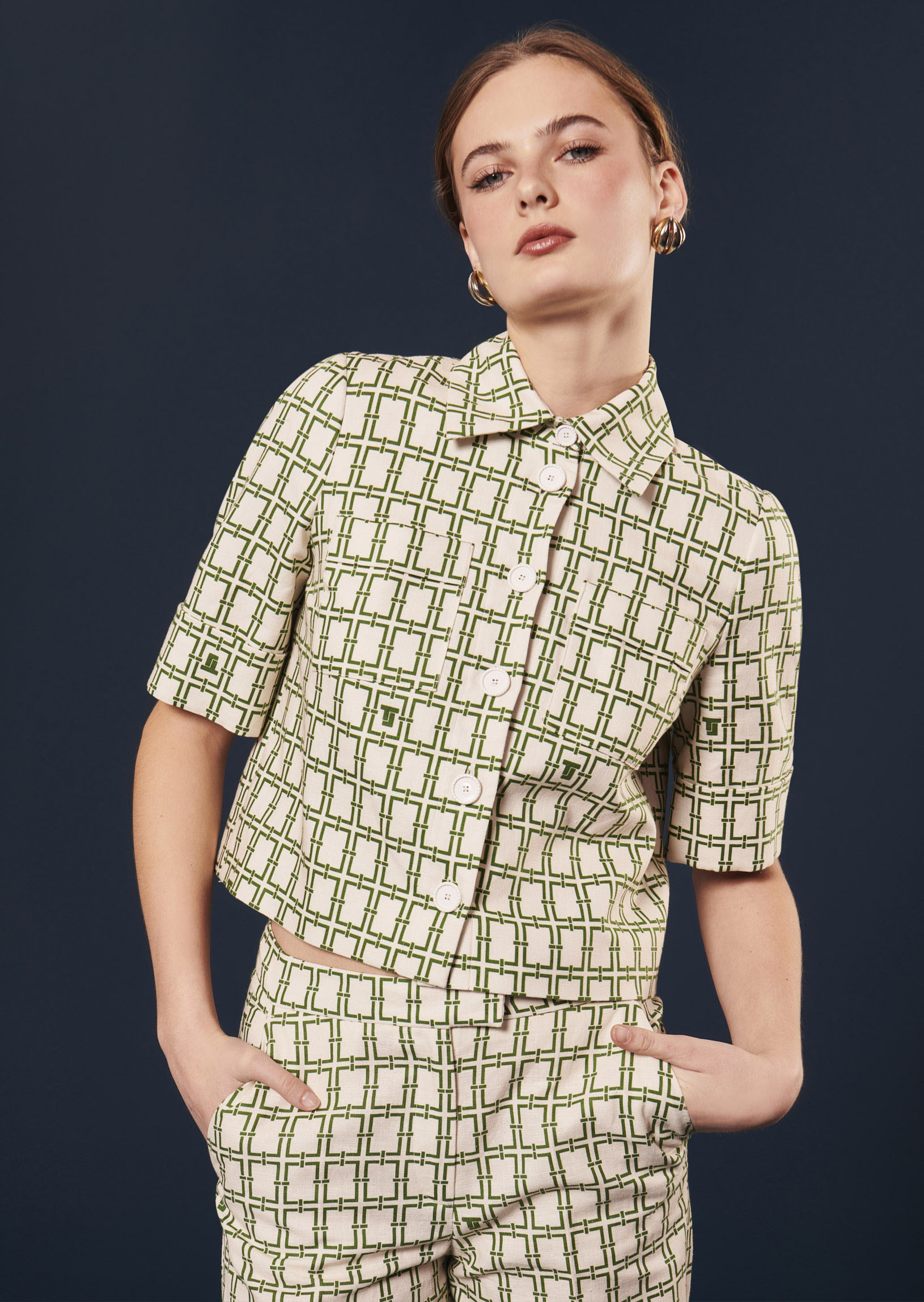 Chemise Christine-Ecru en Lin