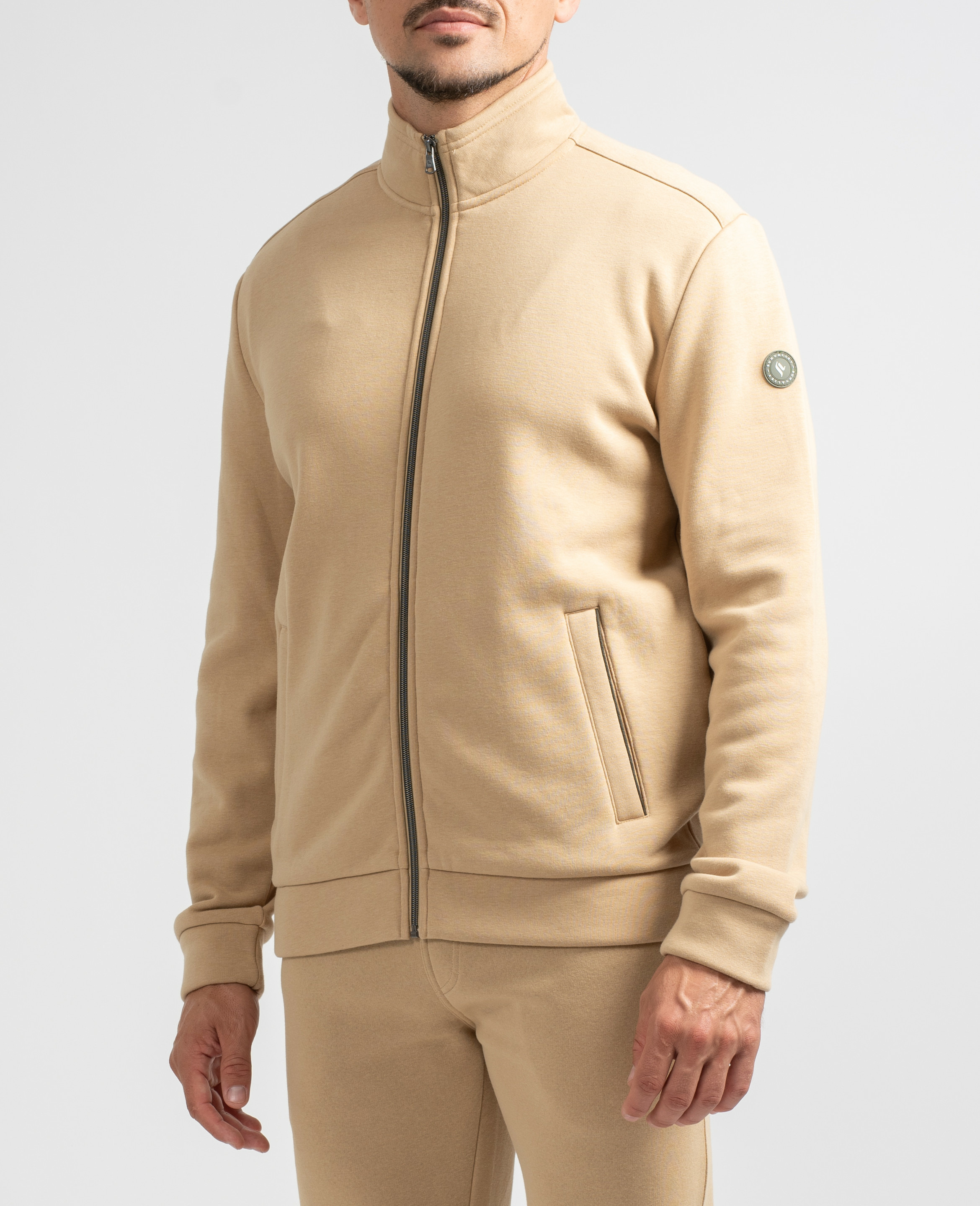 Sweat en molleton zippé