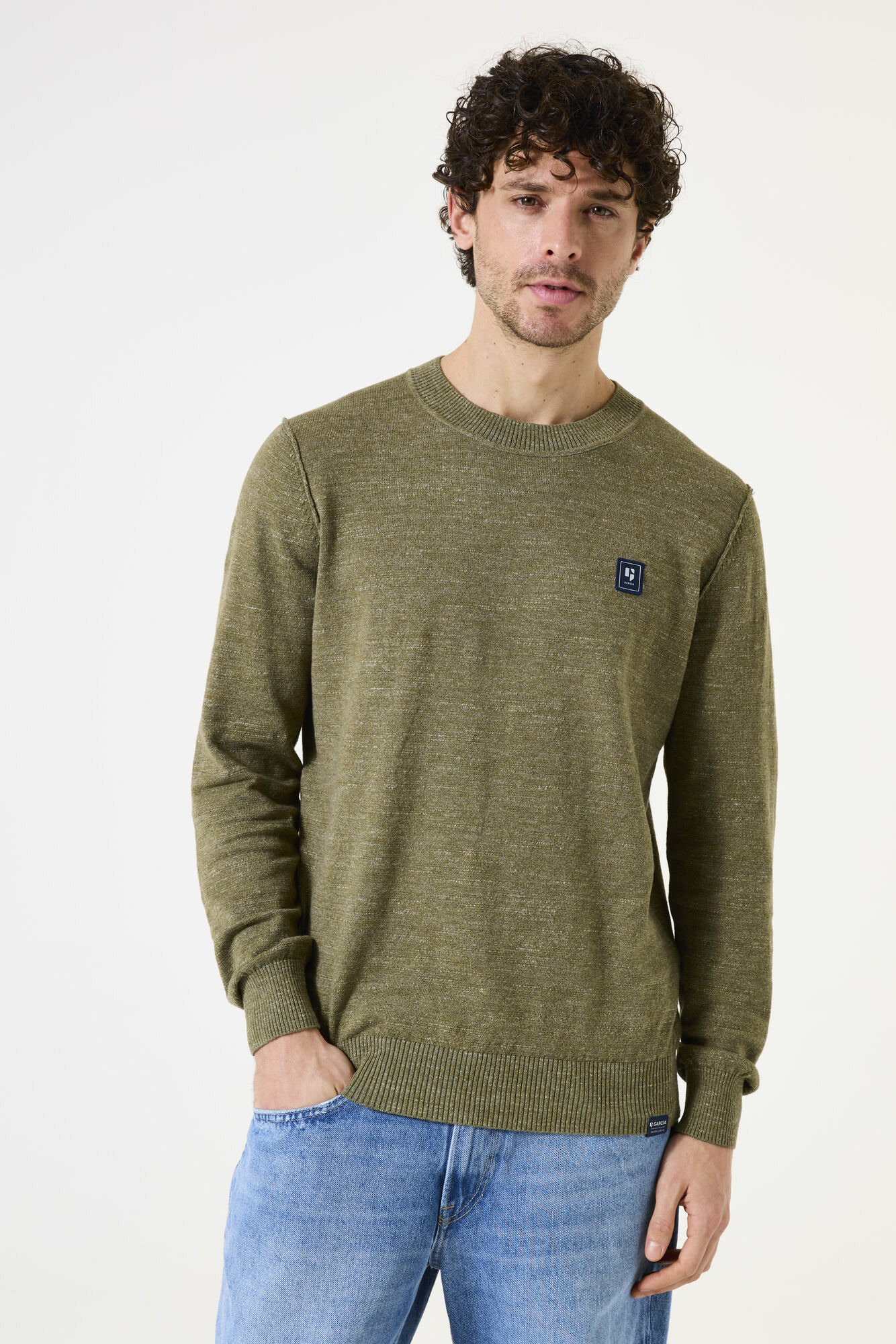 Men Sweater Green