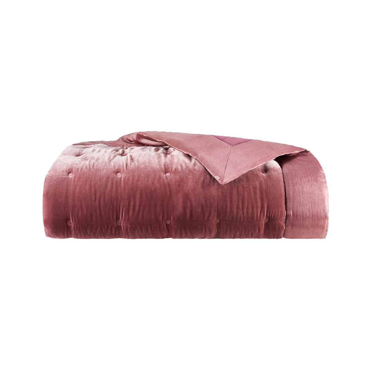 Yves Delorme - Couvre lit en soie rose, Cocon