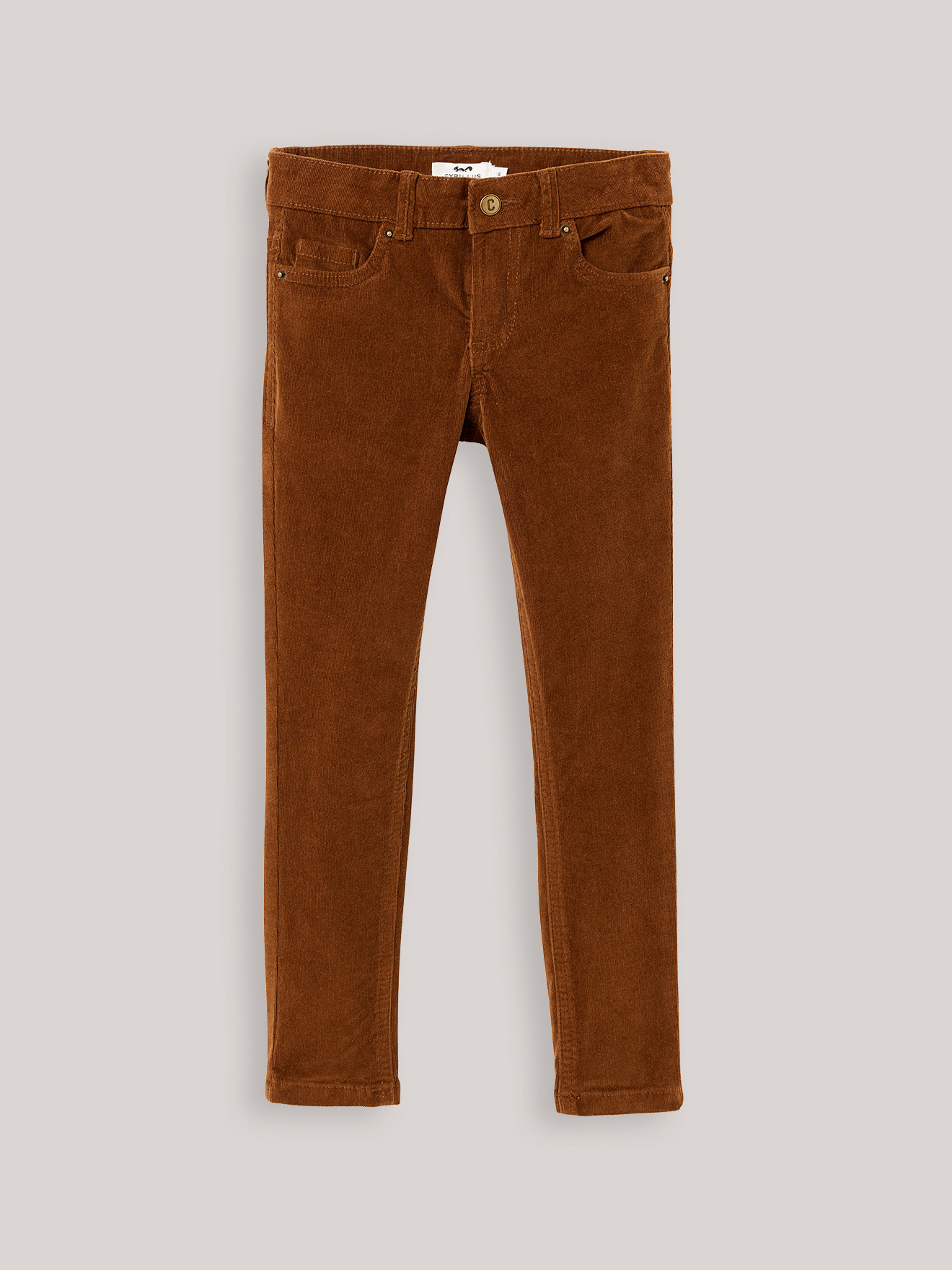 PANTALON slim velou