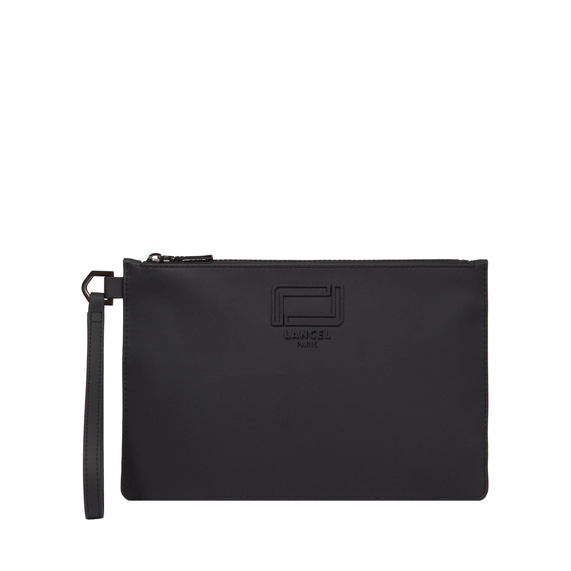 Victor de Lancel - Pochette Zippee Ipad Mini Avec Dragonne - Noir