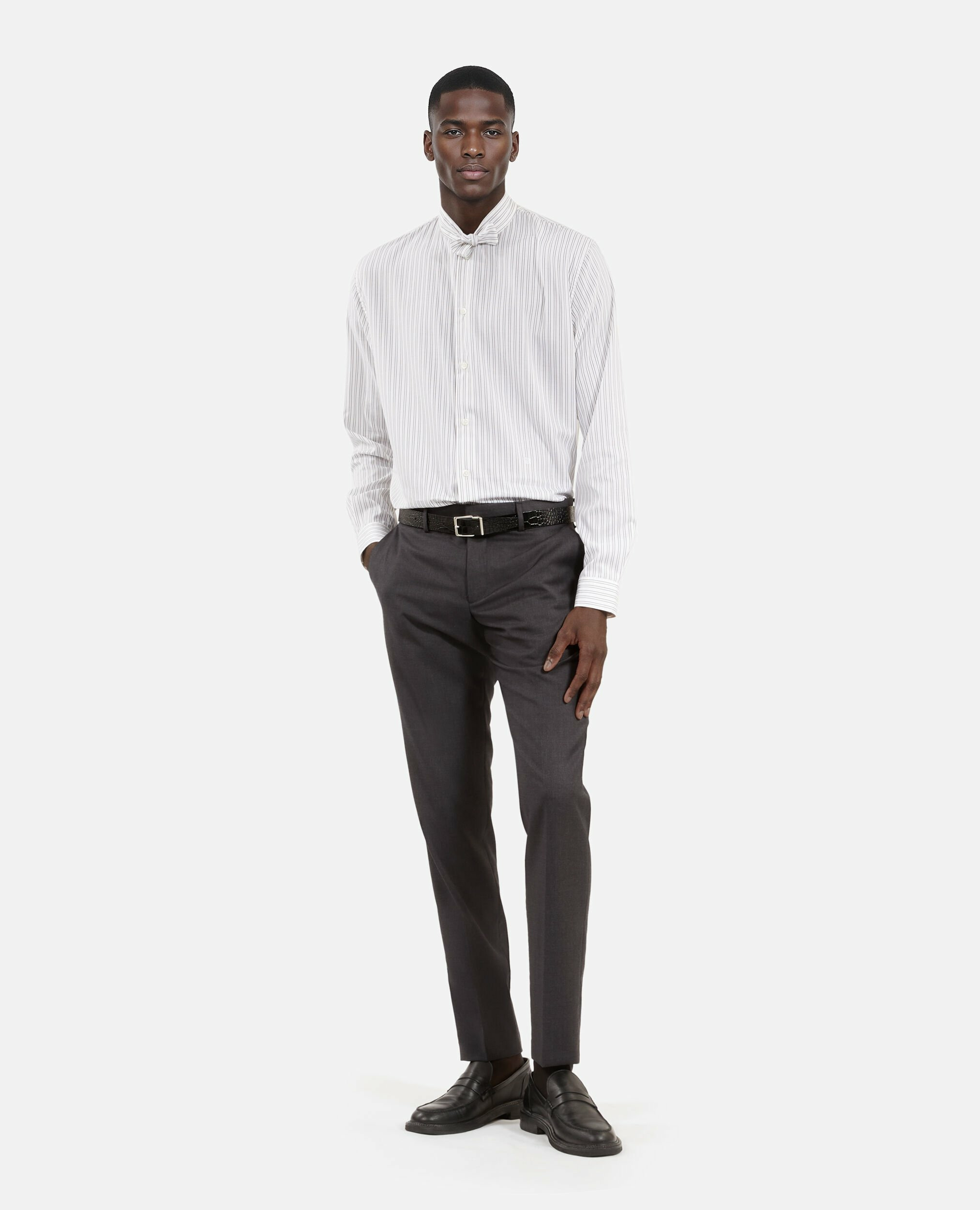 Chemise A Manches Longues Col Bandana