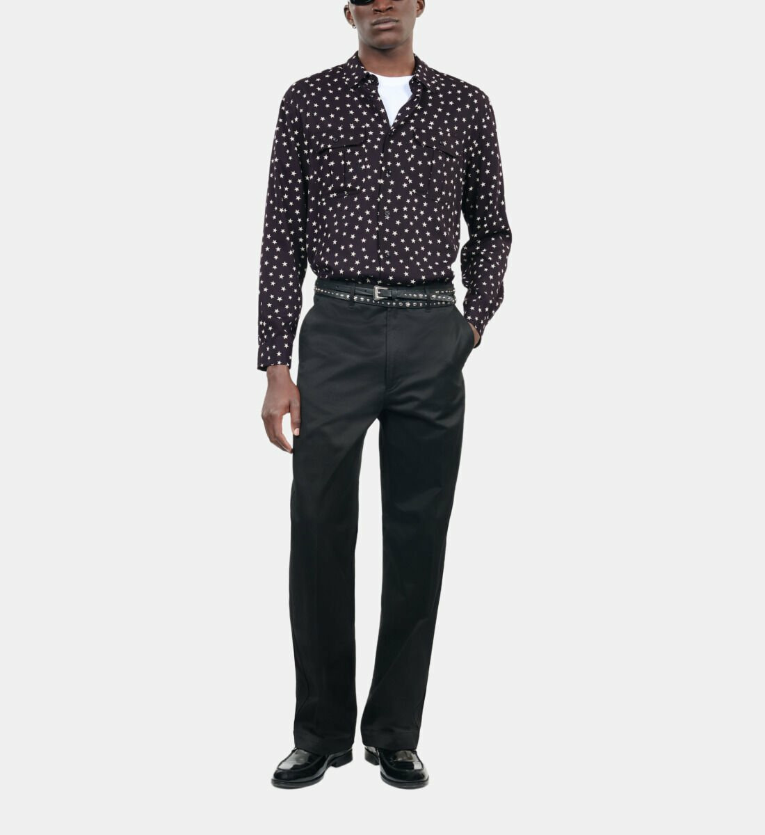 Chemise Imprimée Étoiles Homme