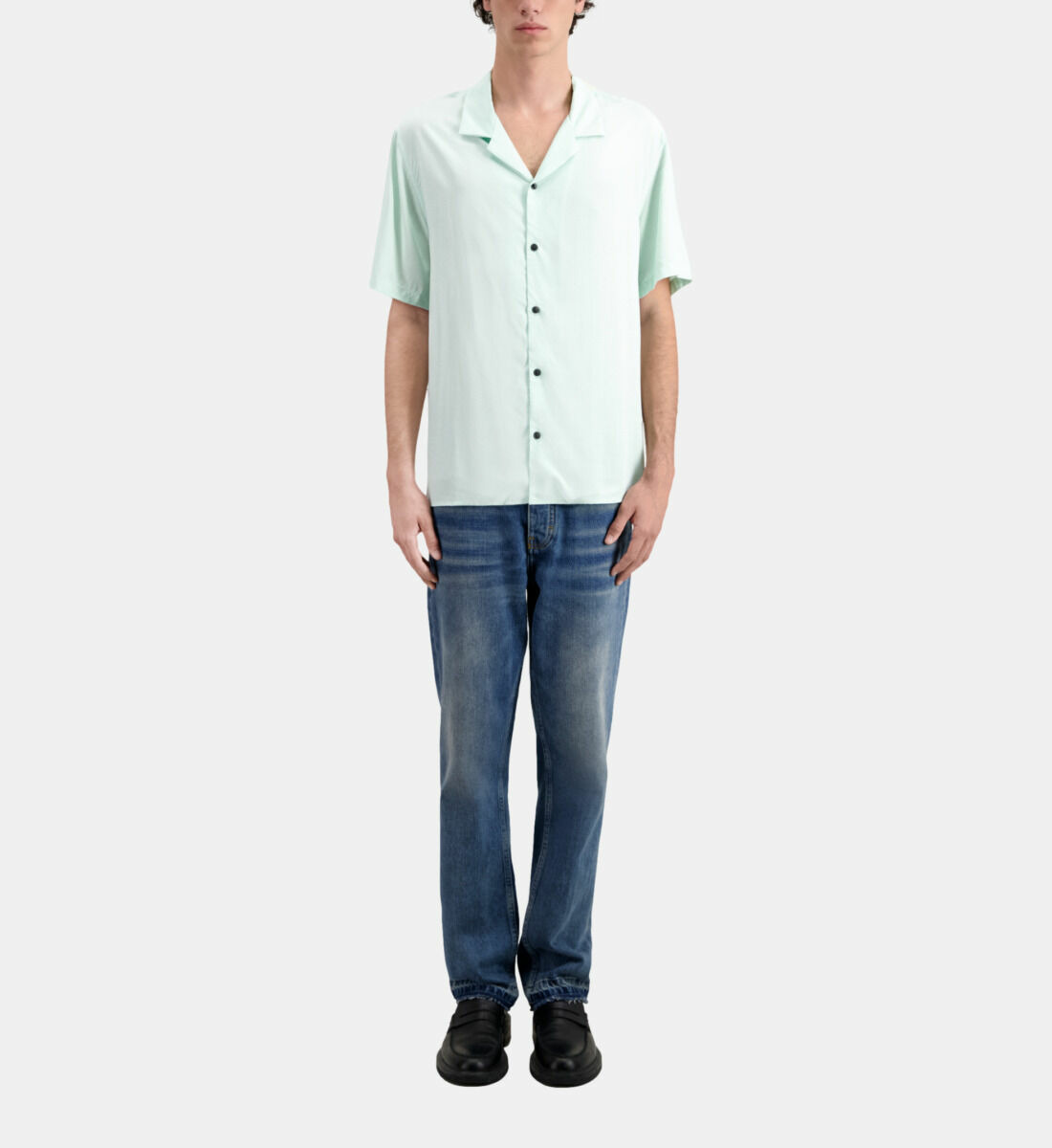 Chemise A Manches Courtes Col Classqiue Homme