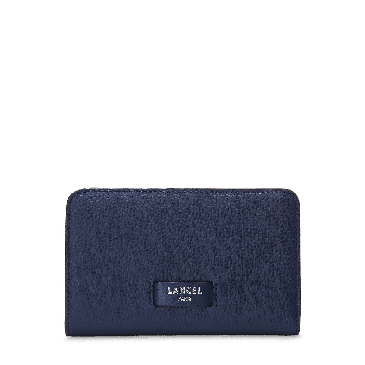 Ninon de Lancel - Portefeuille rectangulaire compact zippé - Moyen modèle - Bleu Petrole