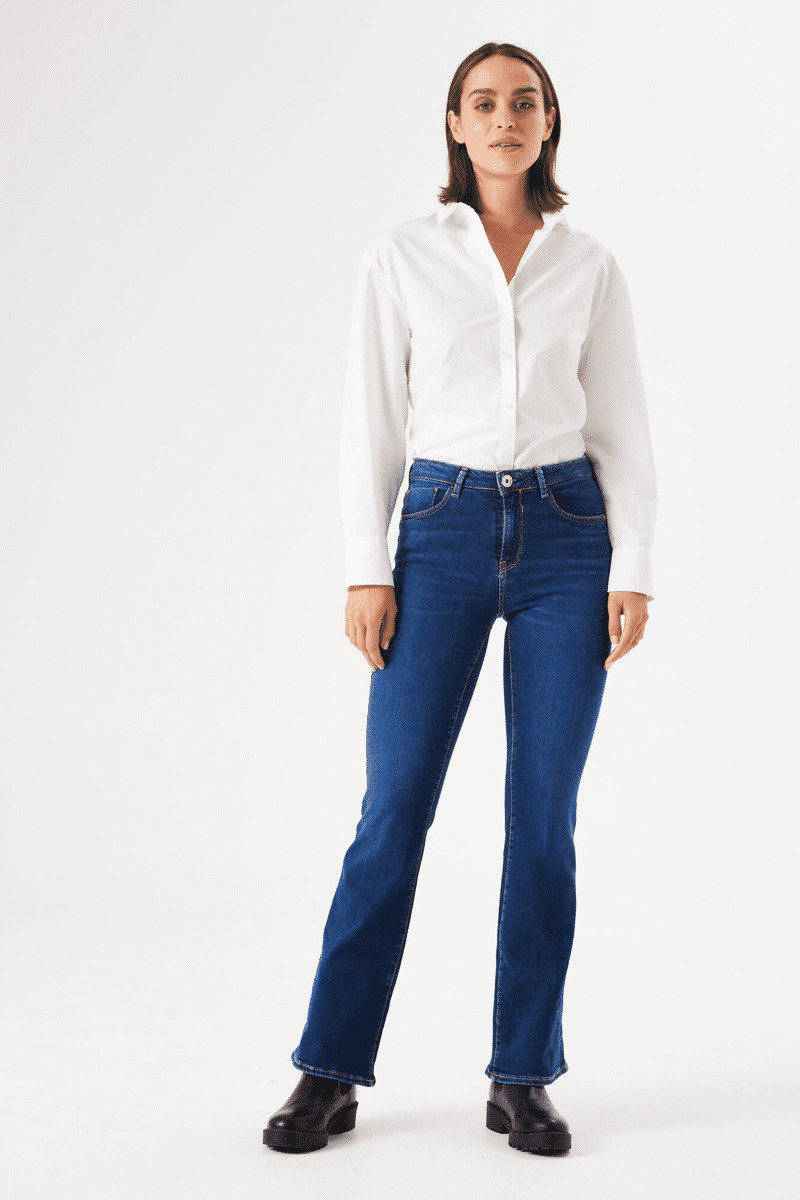 Women Jeans Celia flare Flared fit Blue